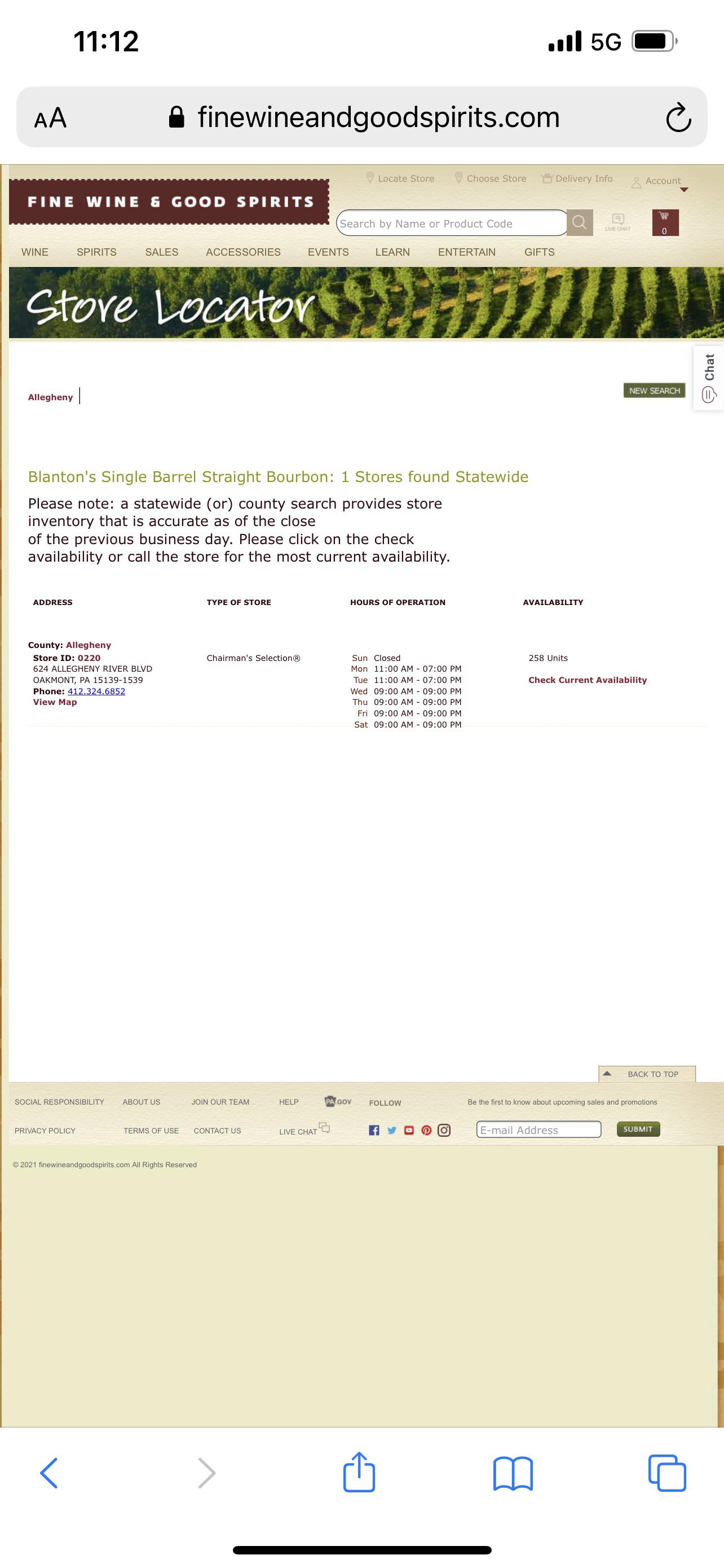 Blanton’s showing available at Oakmont store! r/PLCB