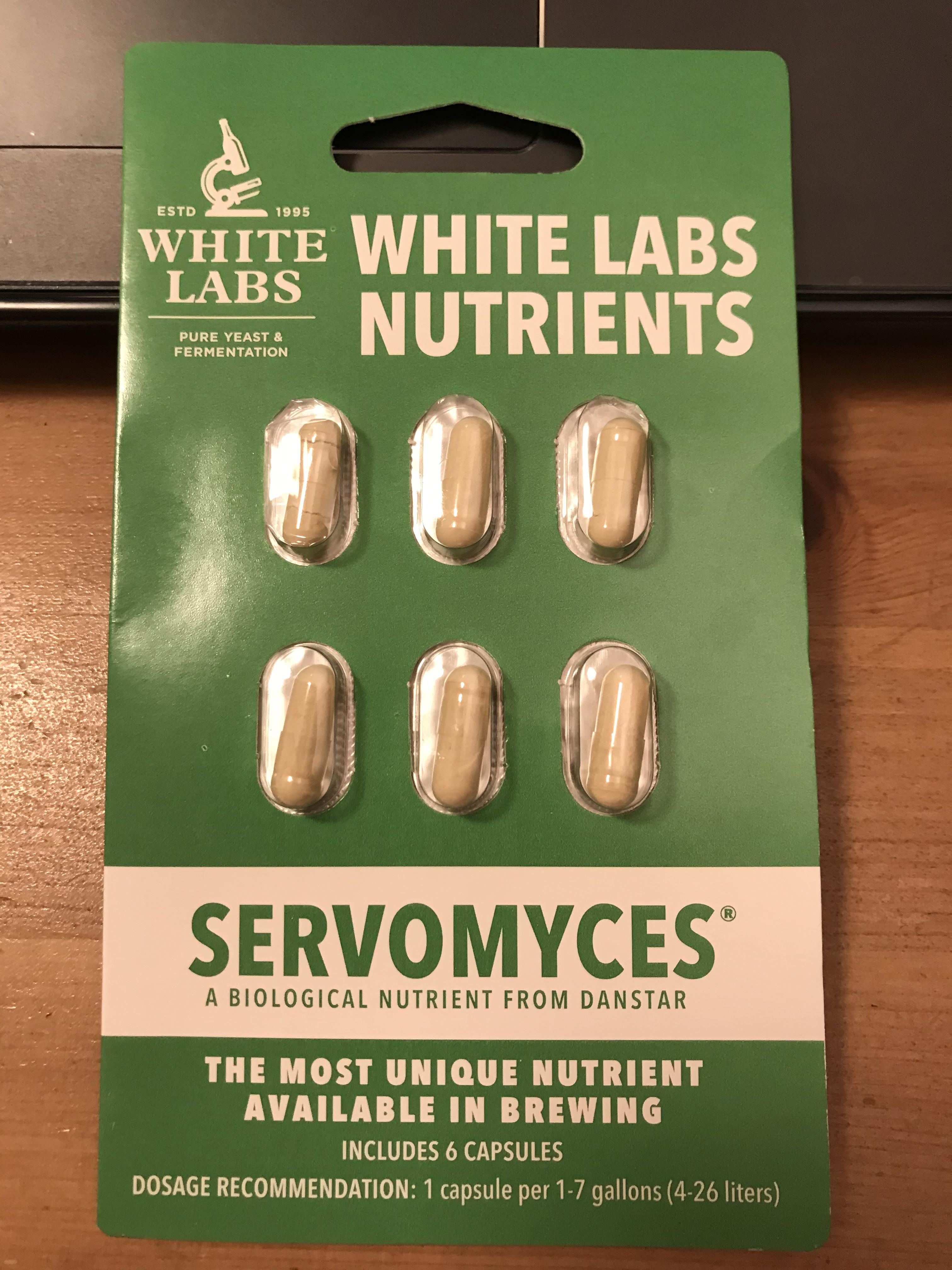 Servomyces yeast nutrient from White Labs in mead? r/mead