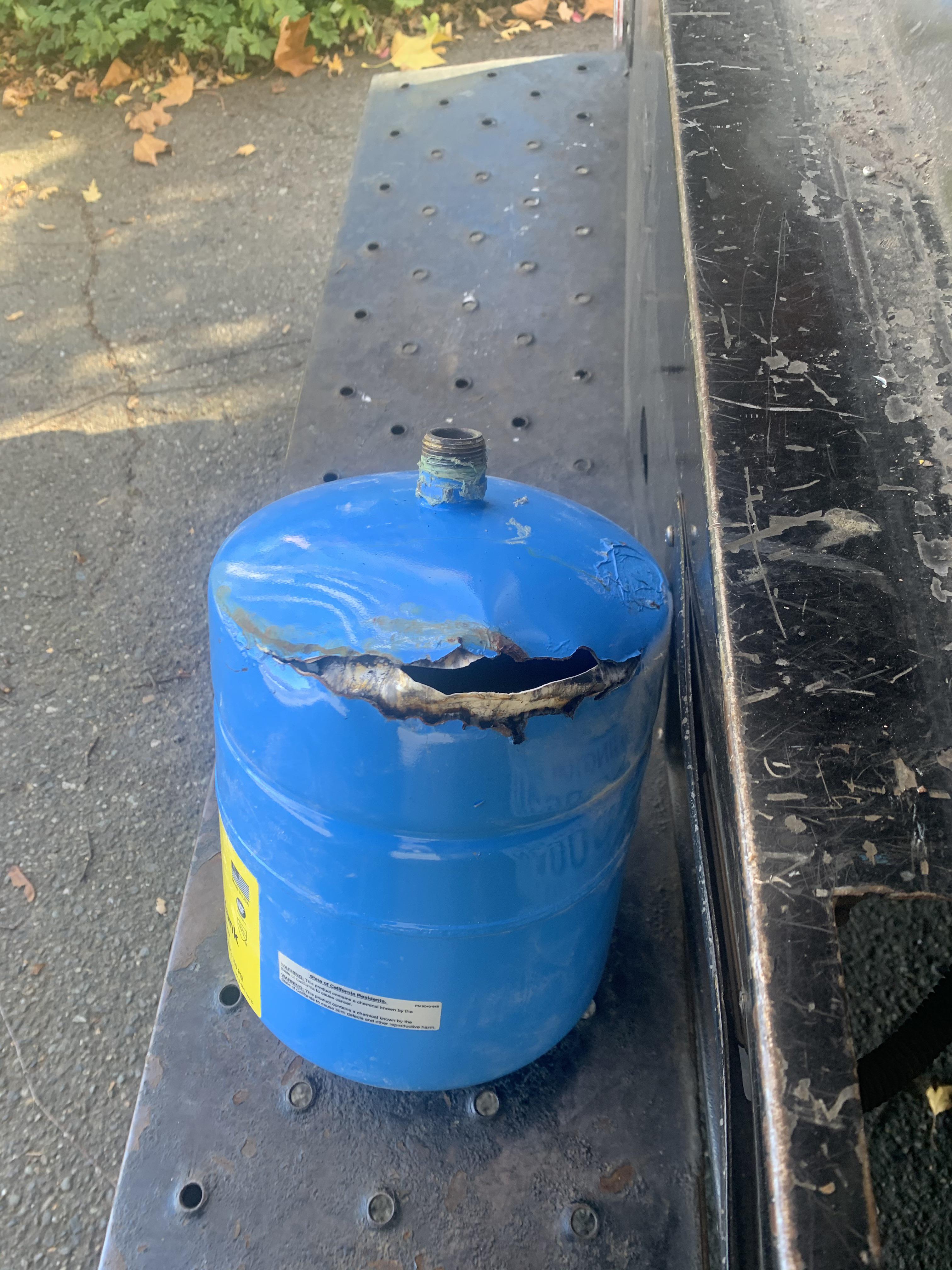 “The pipe that goes into the water heater blew up” r/Plumbing