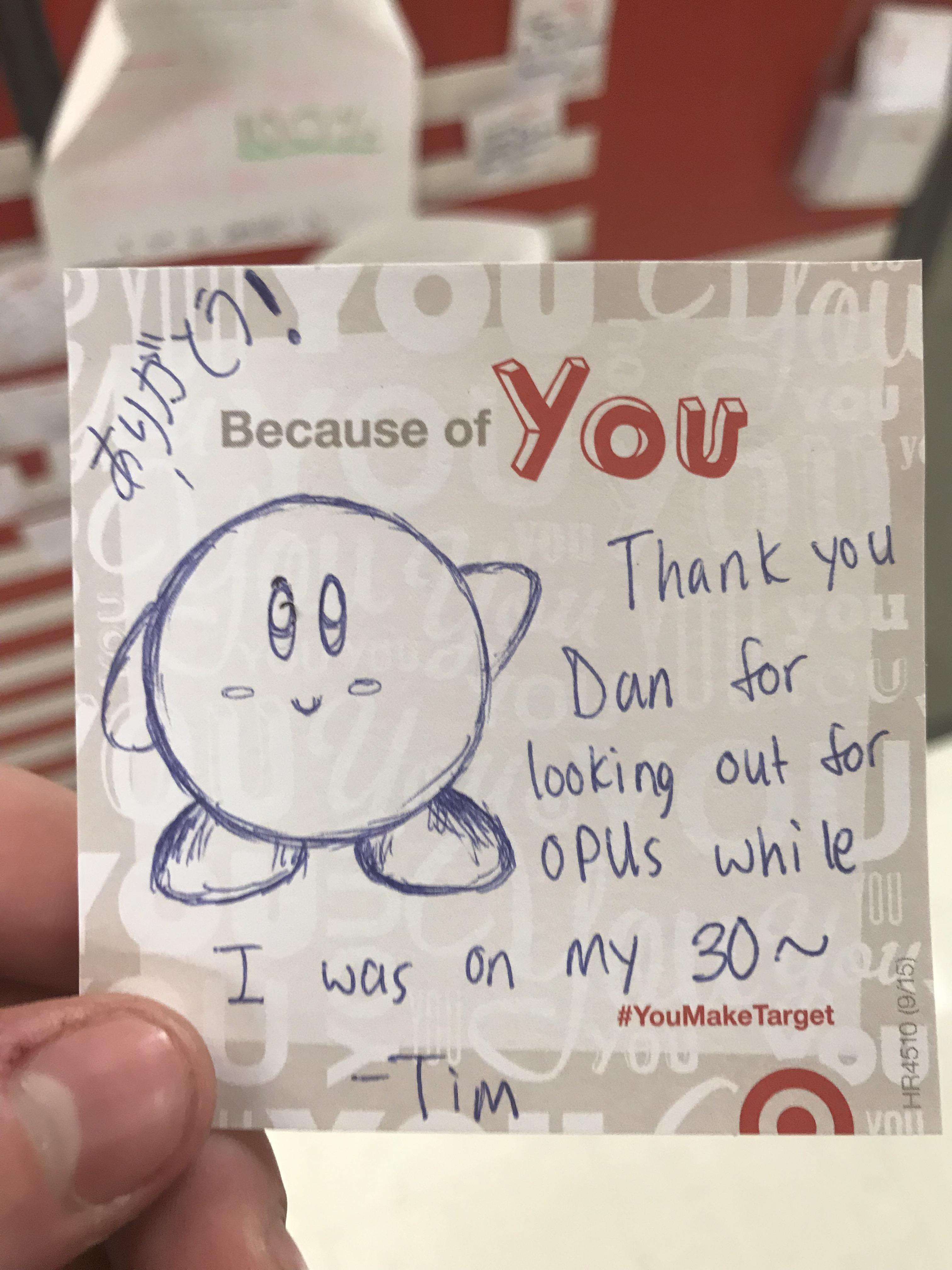 Got the best thank you card ever the other day r/Target