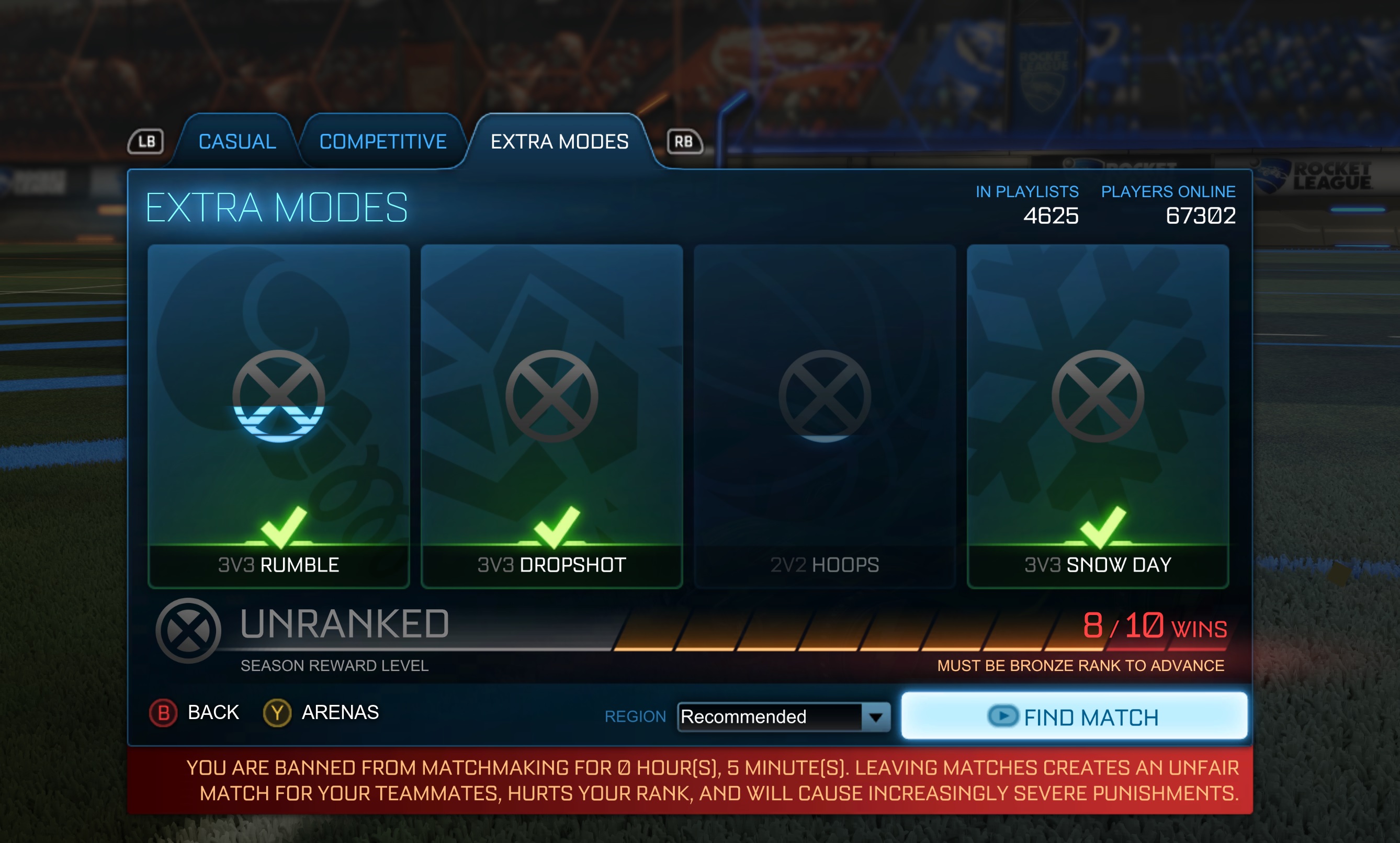 Snowday match bugged and kicked my team. We copped this ban. Anyone