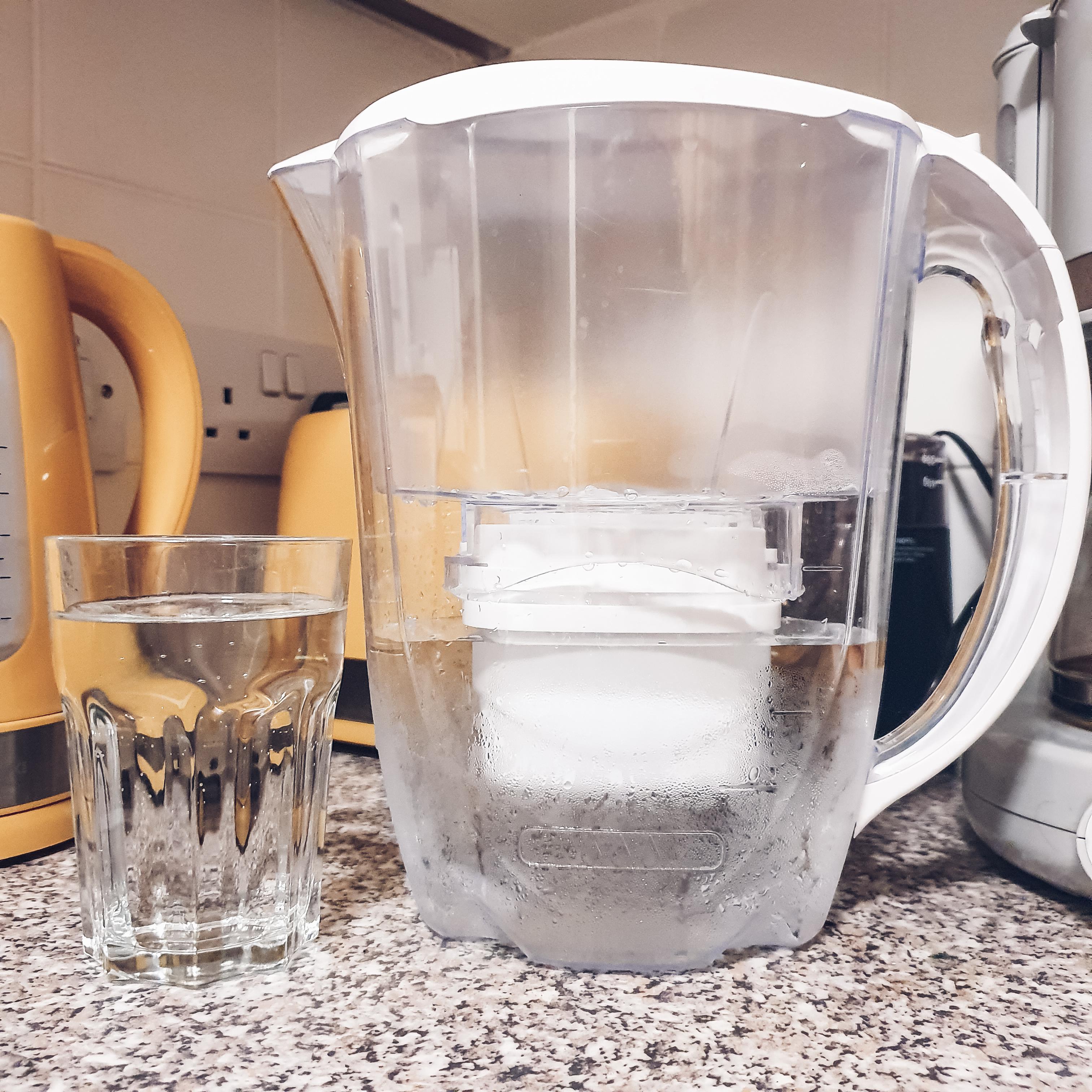 My city has very hard water and the tap juice tastes like trash, so my parents got me a filter