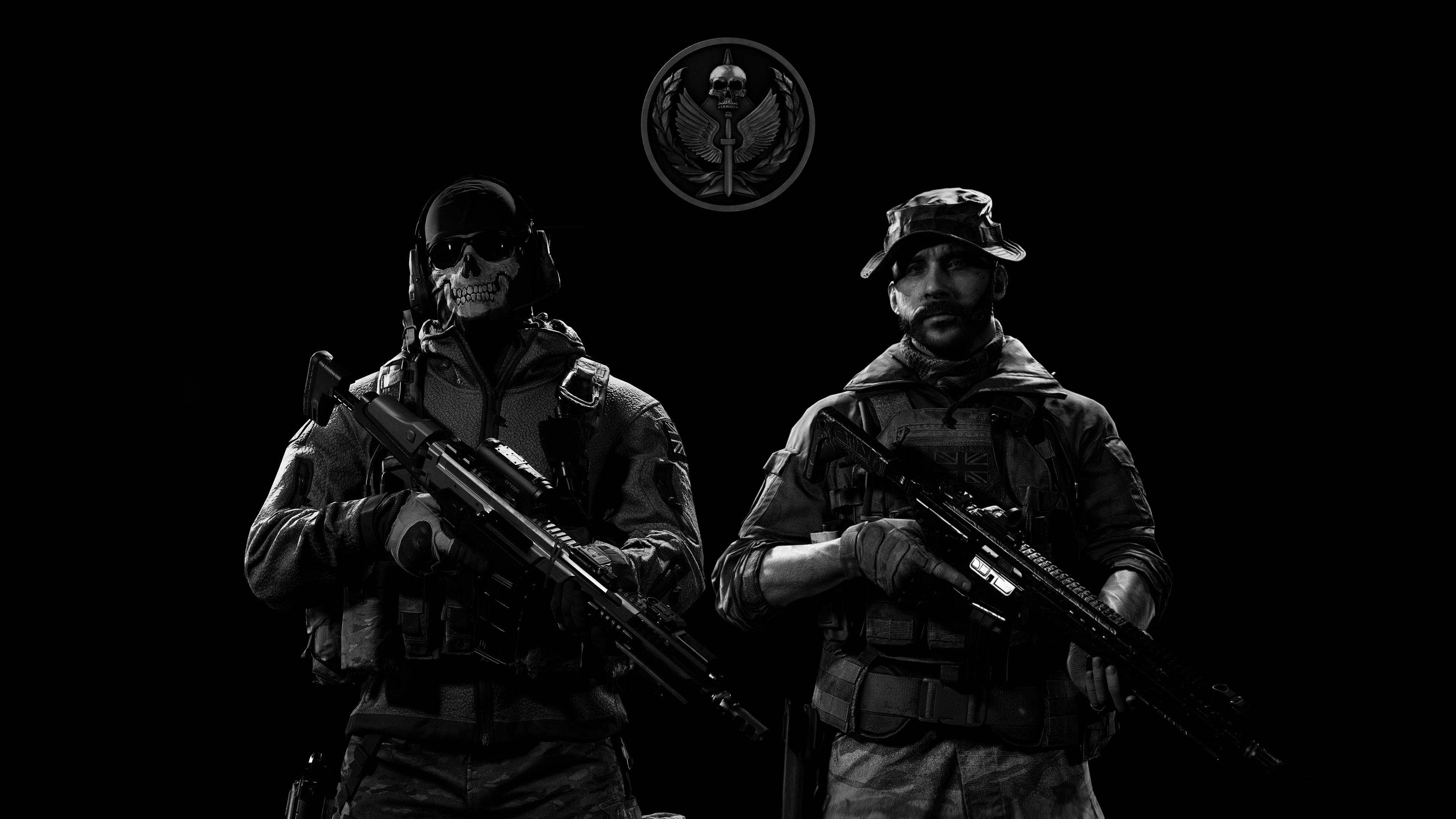 Ghost & Price Wallpaper i made for myself, thought sharing with you