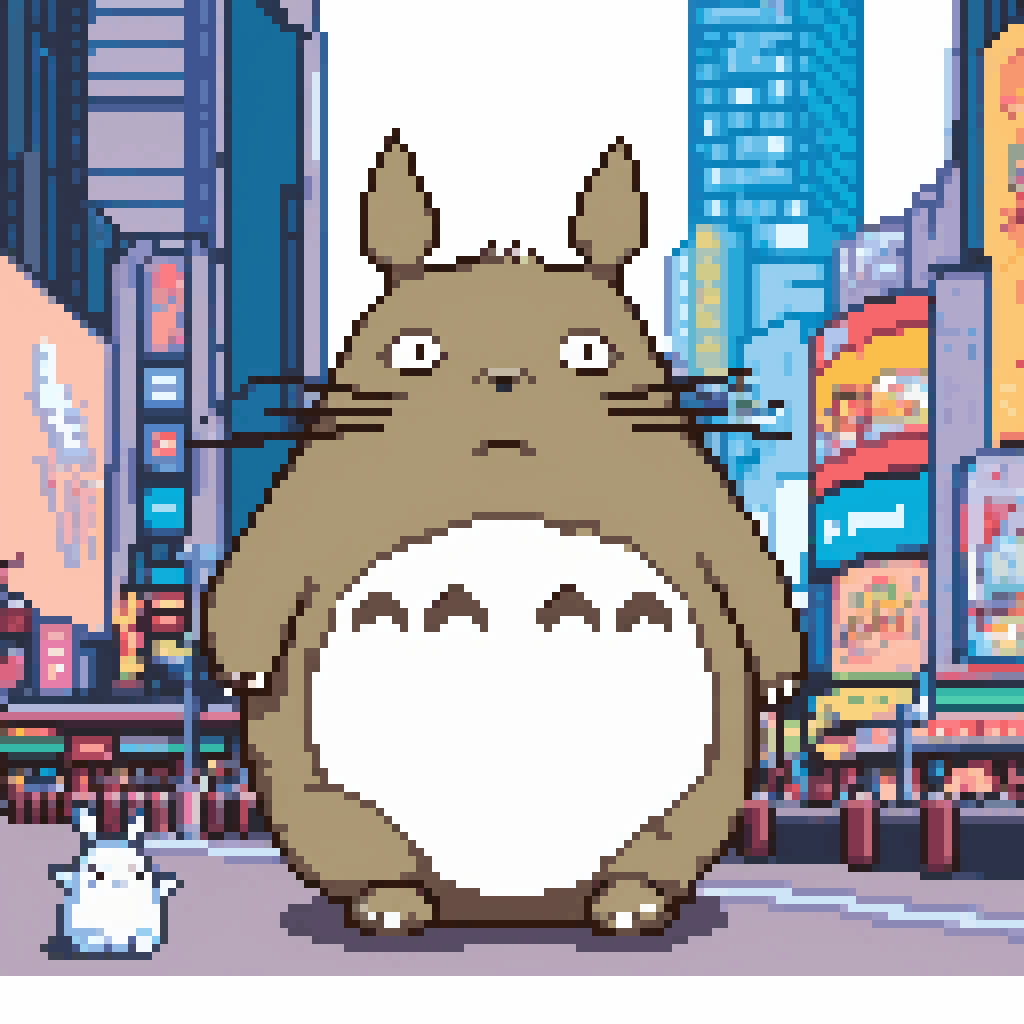 Totoro Smile Gif