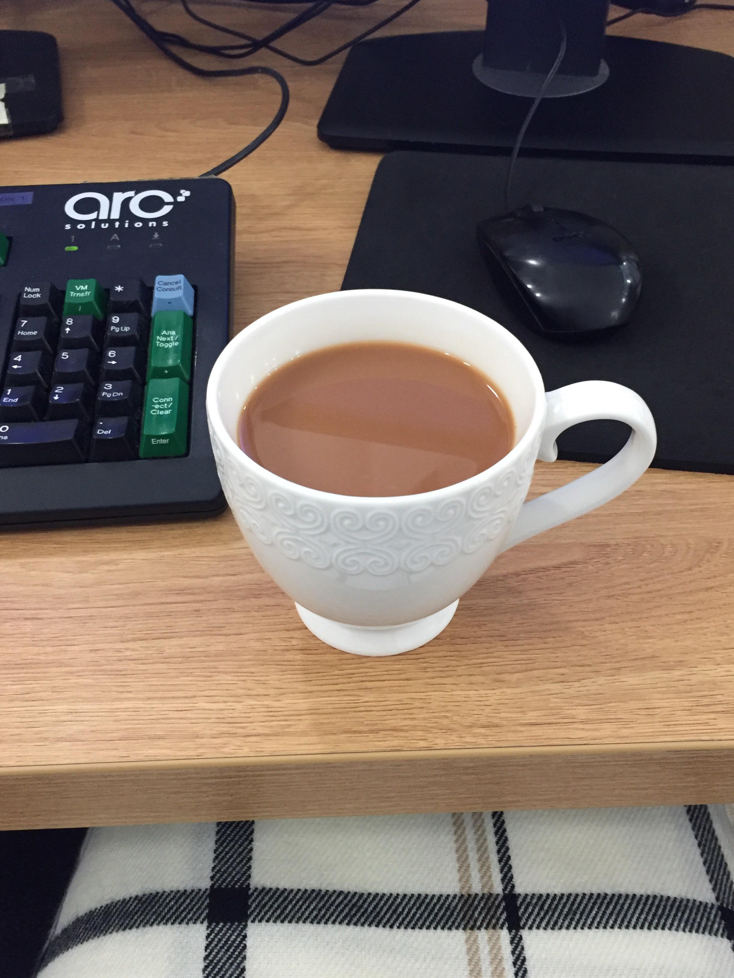 [At work] A lovely cuppa on a quiet afternoon. TeaPigs Everyday Brew, 4
