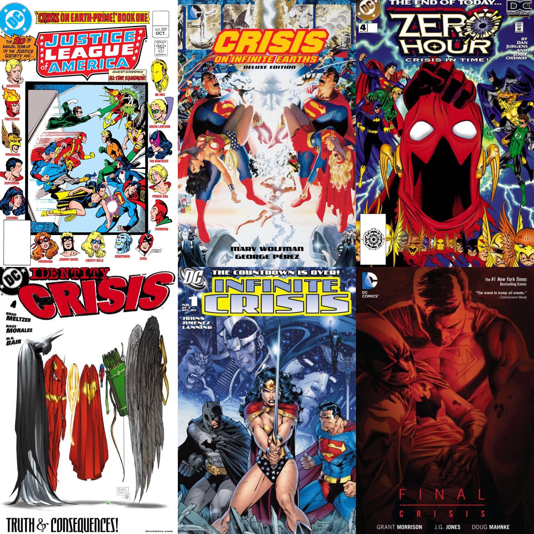 Heroes in Crisis is now the 7th Crisis to hit DC, here are some of the
