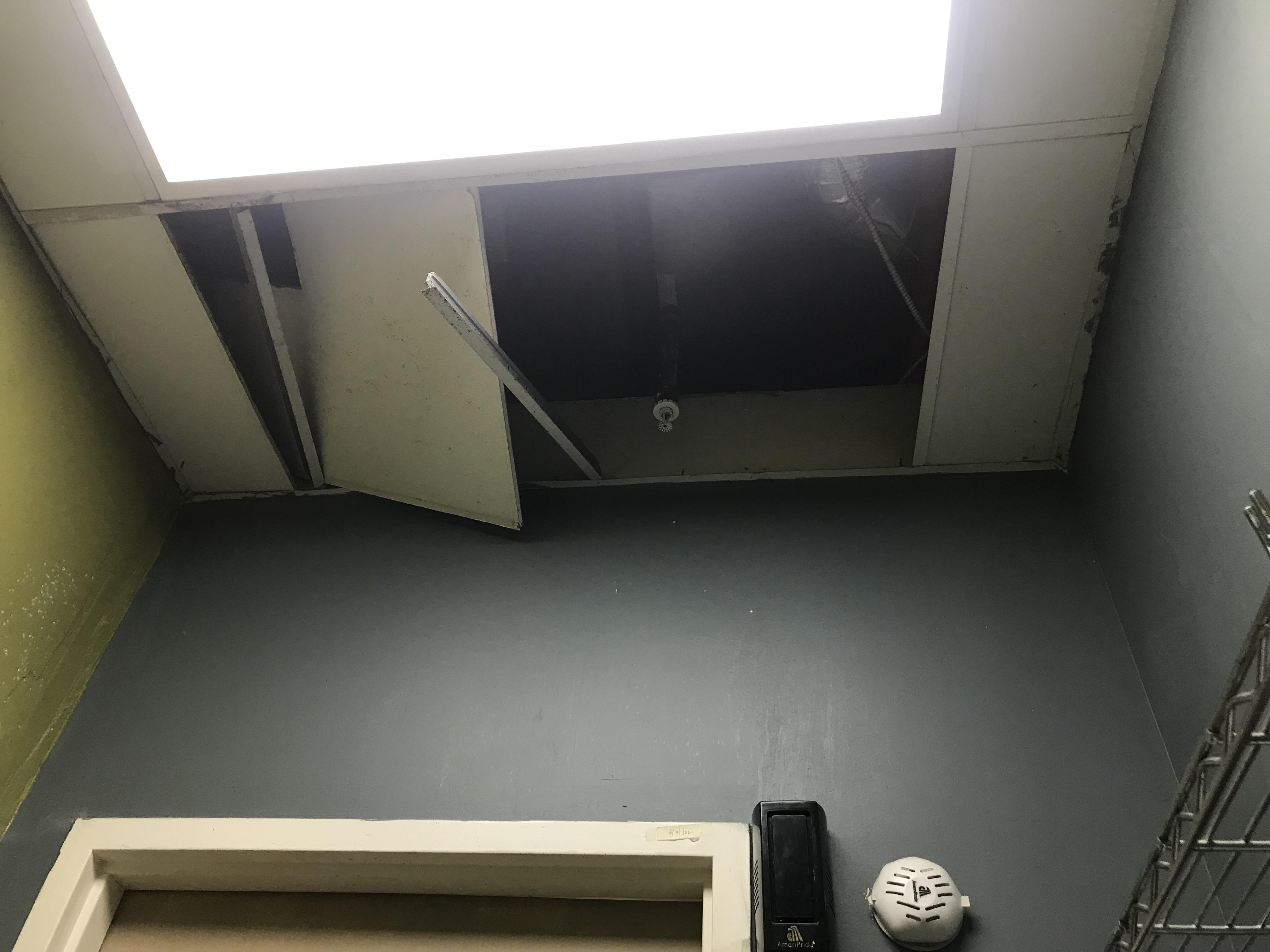 Employee bathroom at my work. It was like that for a good solid year