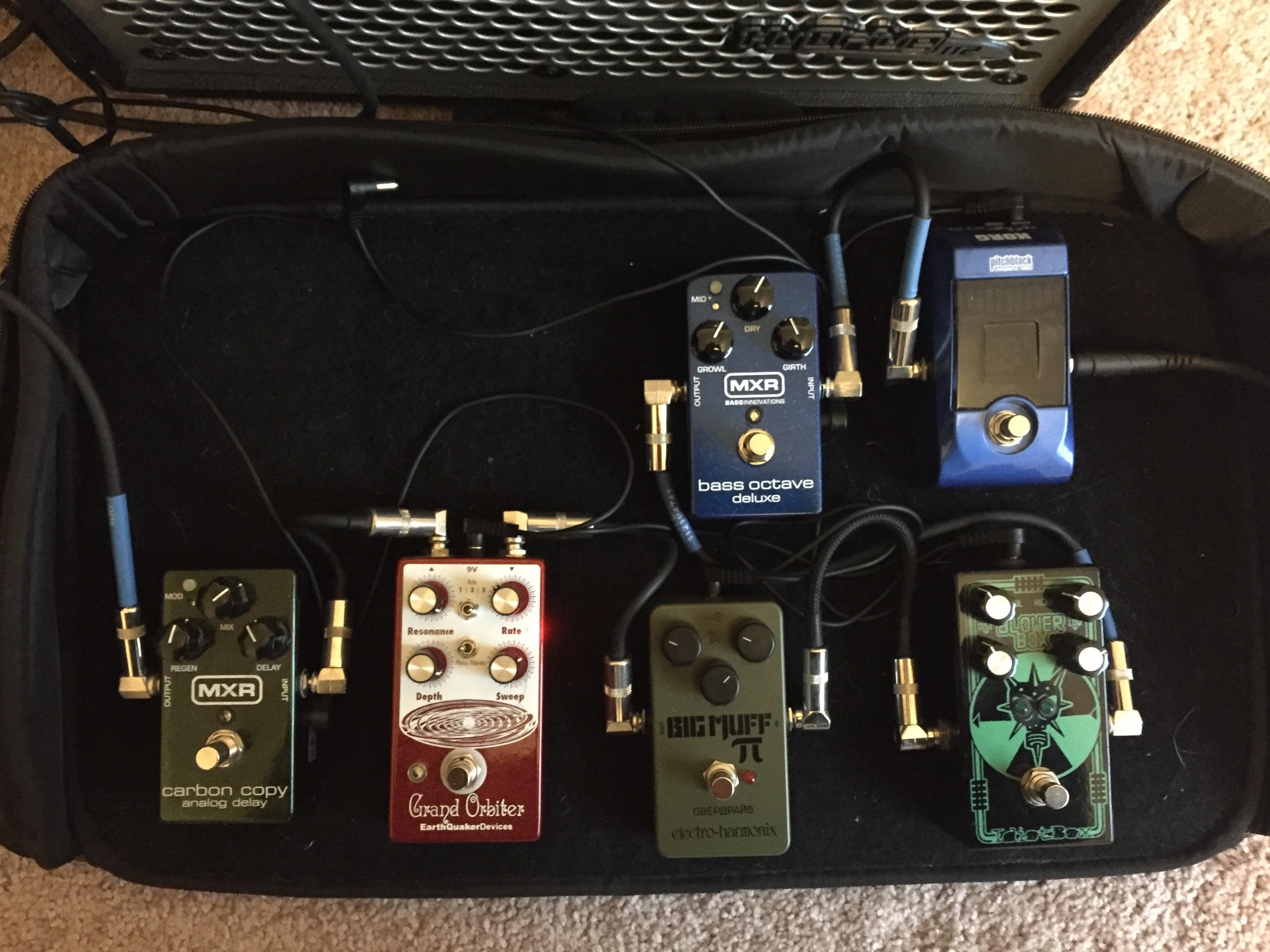 My current bass pedalboard! r/guitarpedals