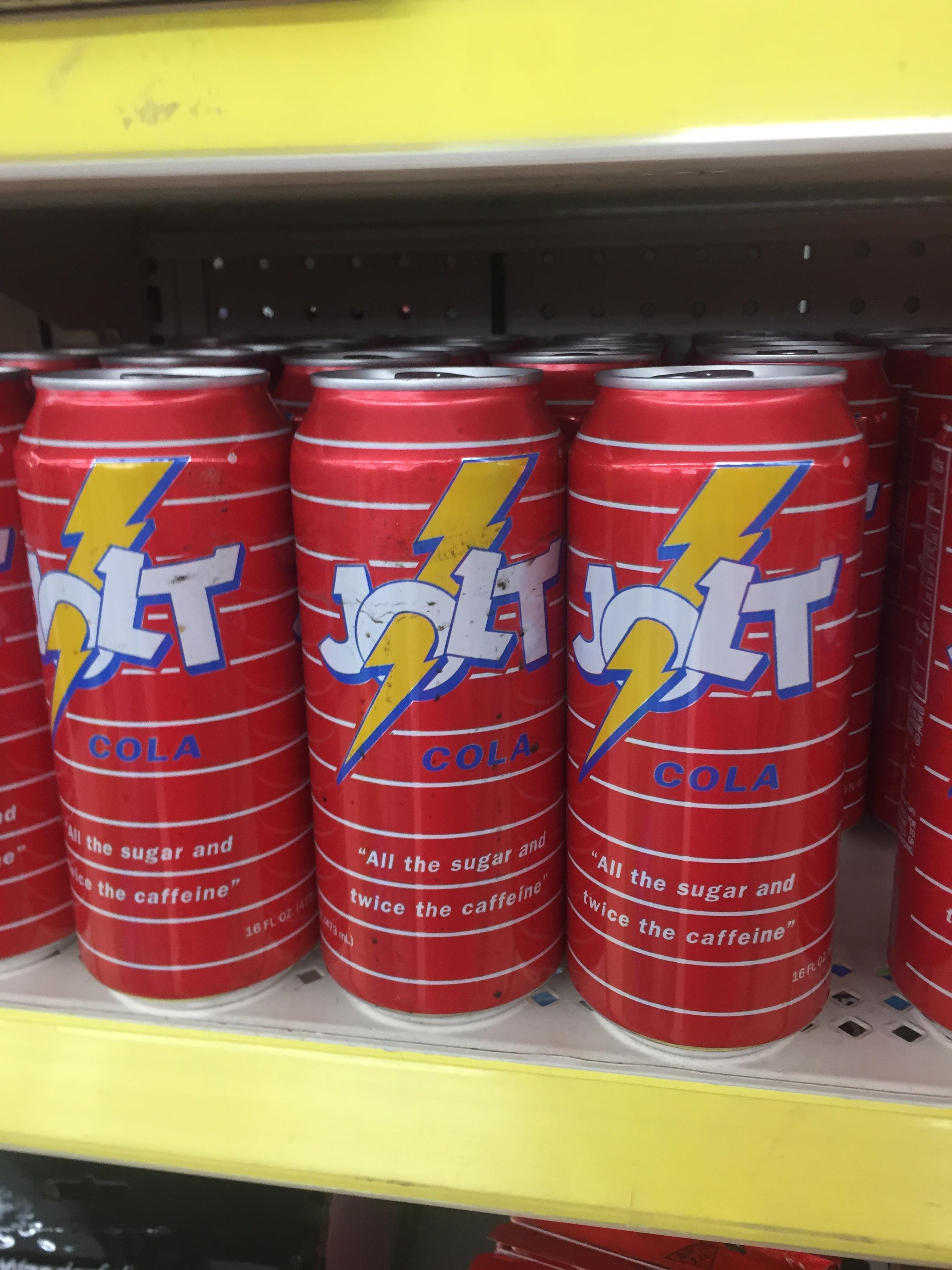 Jolt Cola spotted at a Dollar General in Duffield, VA r/MBMBAM