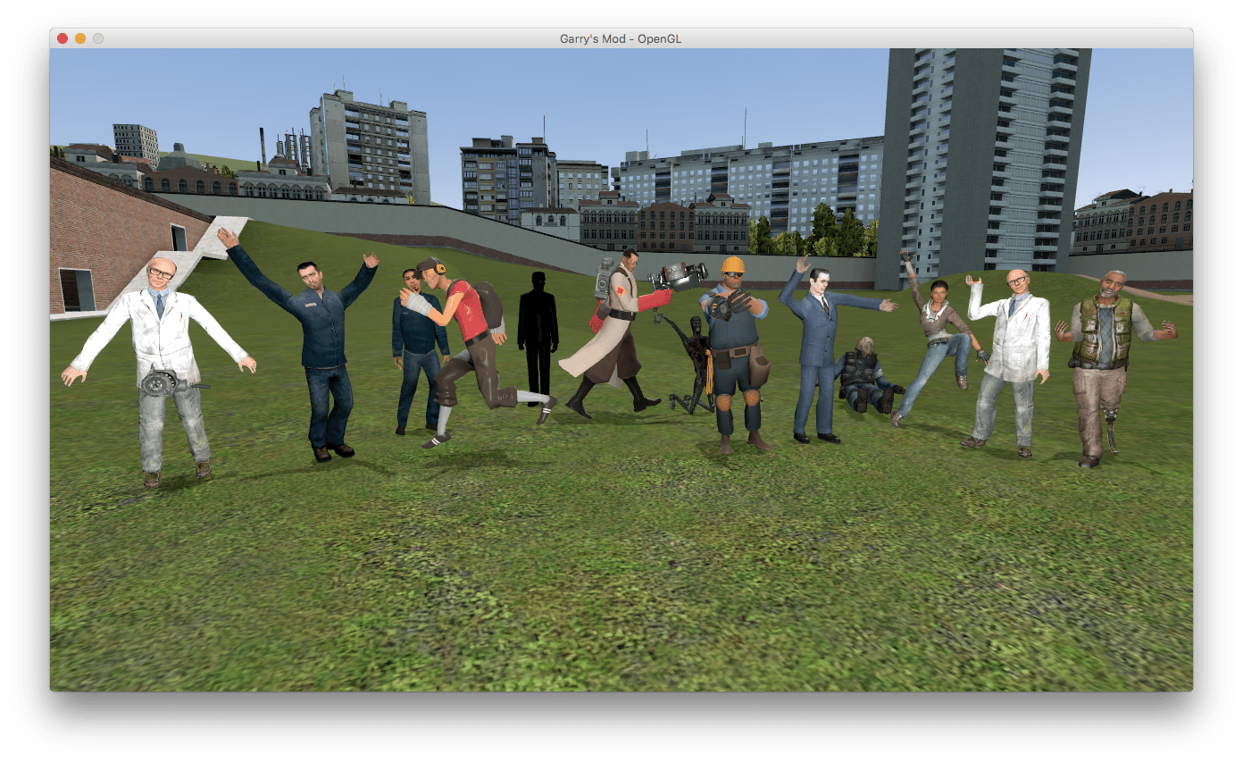 Gmod history but as a poorly posed screenshot r/gmod