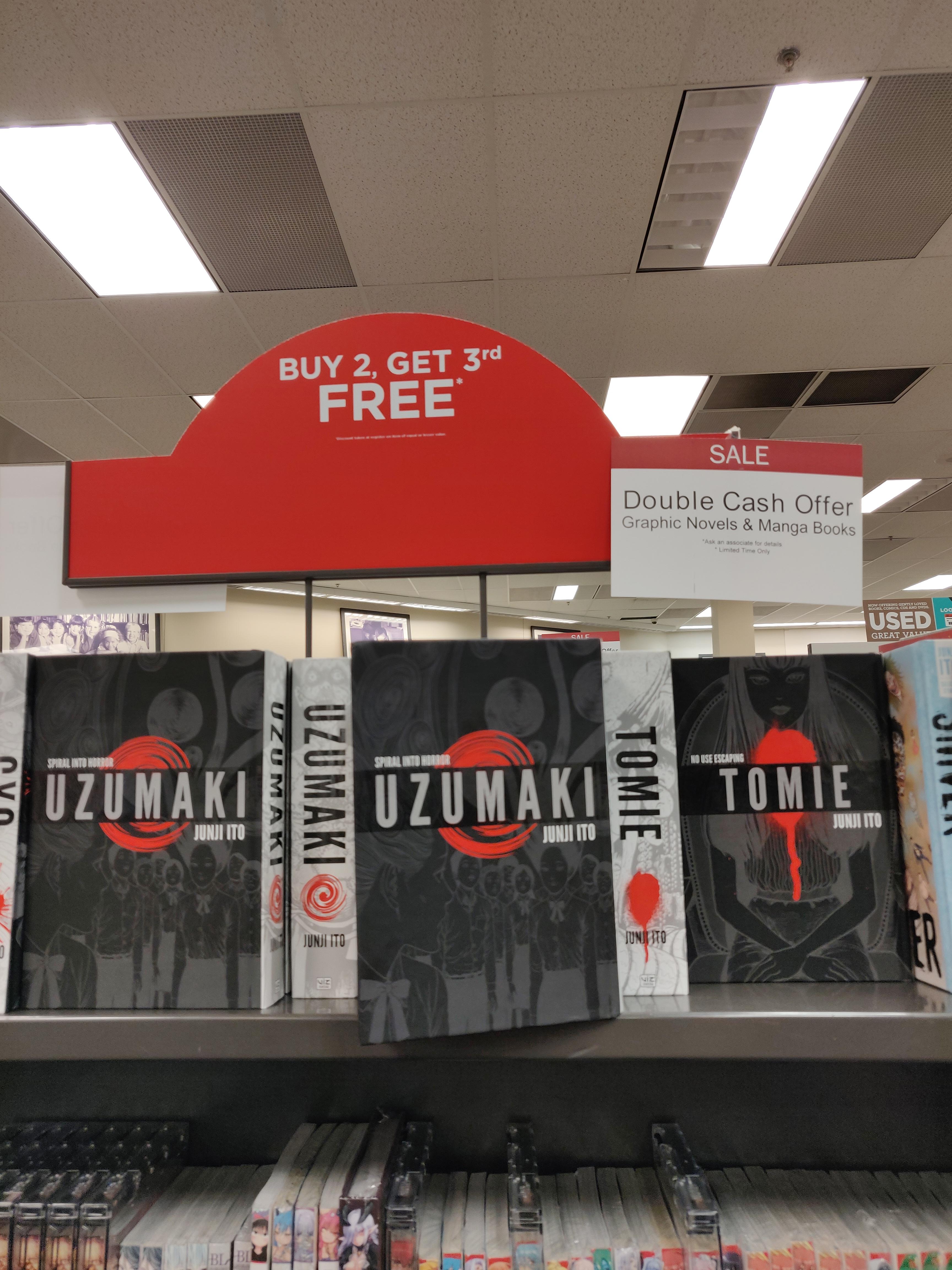 Books A million has buy 2 get 1 free deal now! r/MangaCollectors