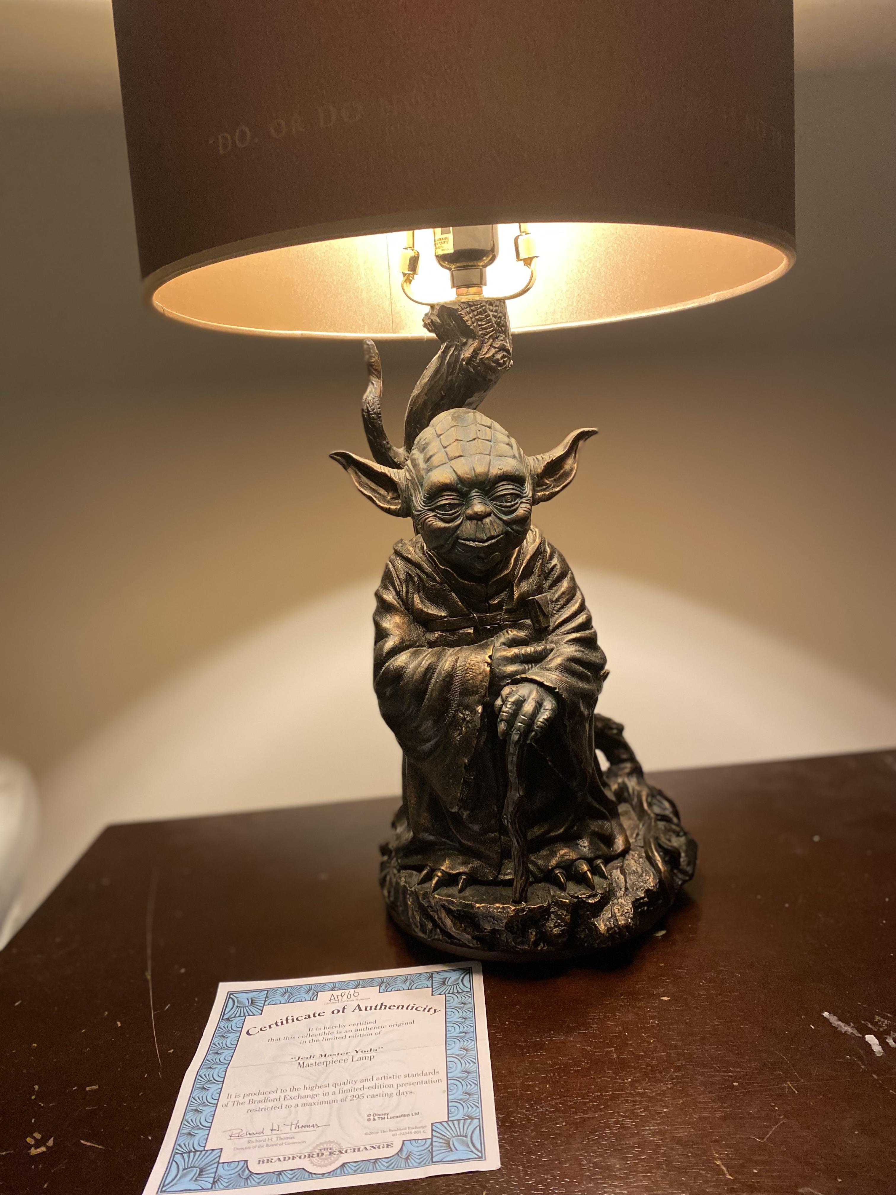My beloved Jedi Master Yoda lamp. r/StarWars