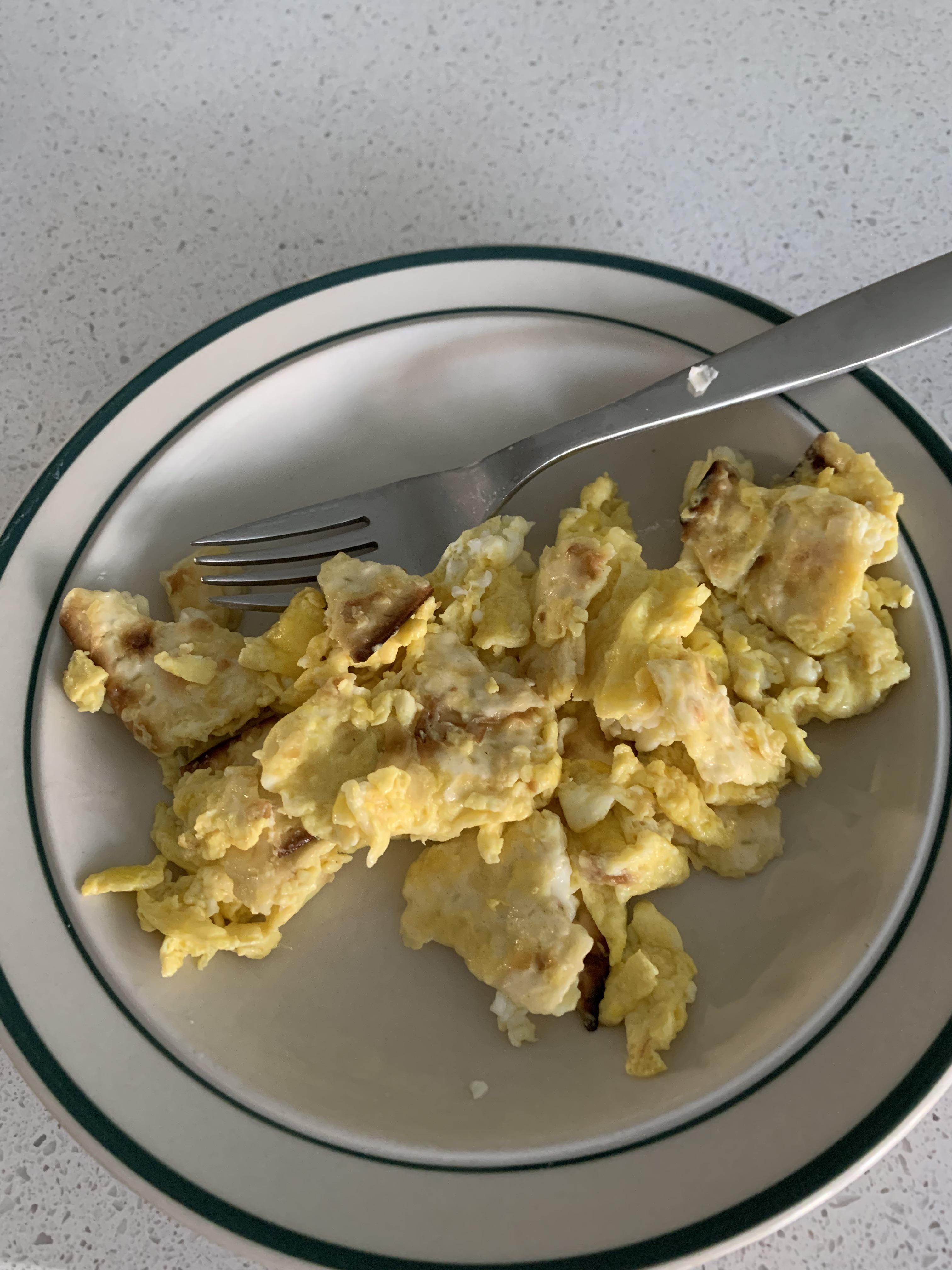 Scrambled eggs and matzah r/BreakfastFood