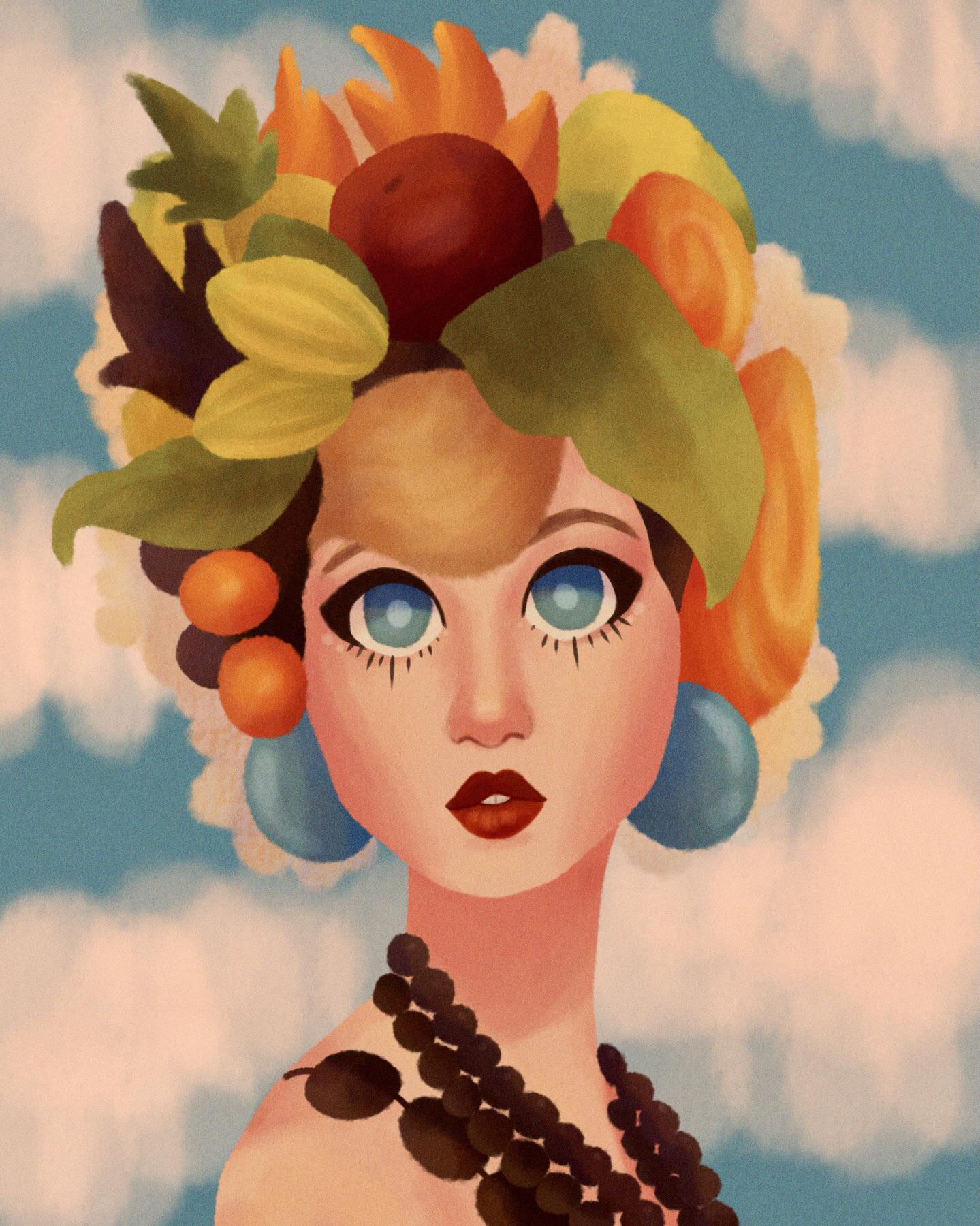 I drew Allison! I thought the colors in the original photo were way too