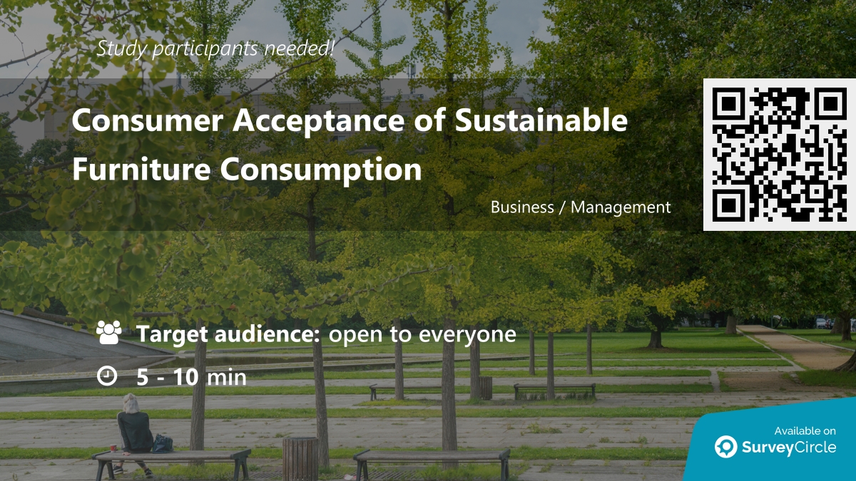Sustainable Furniture Consumption r/SurveyCircle