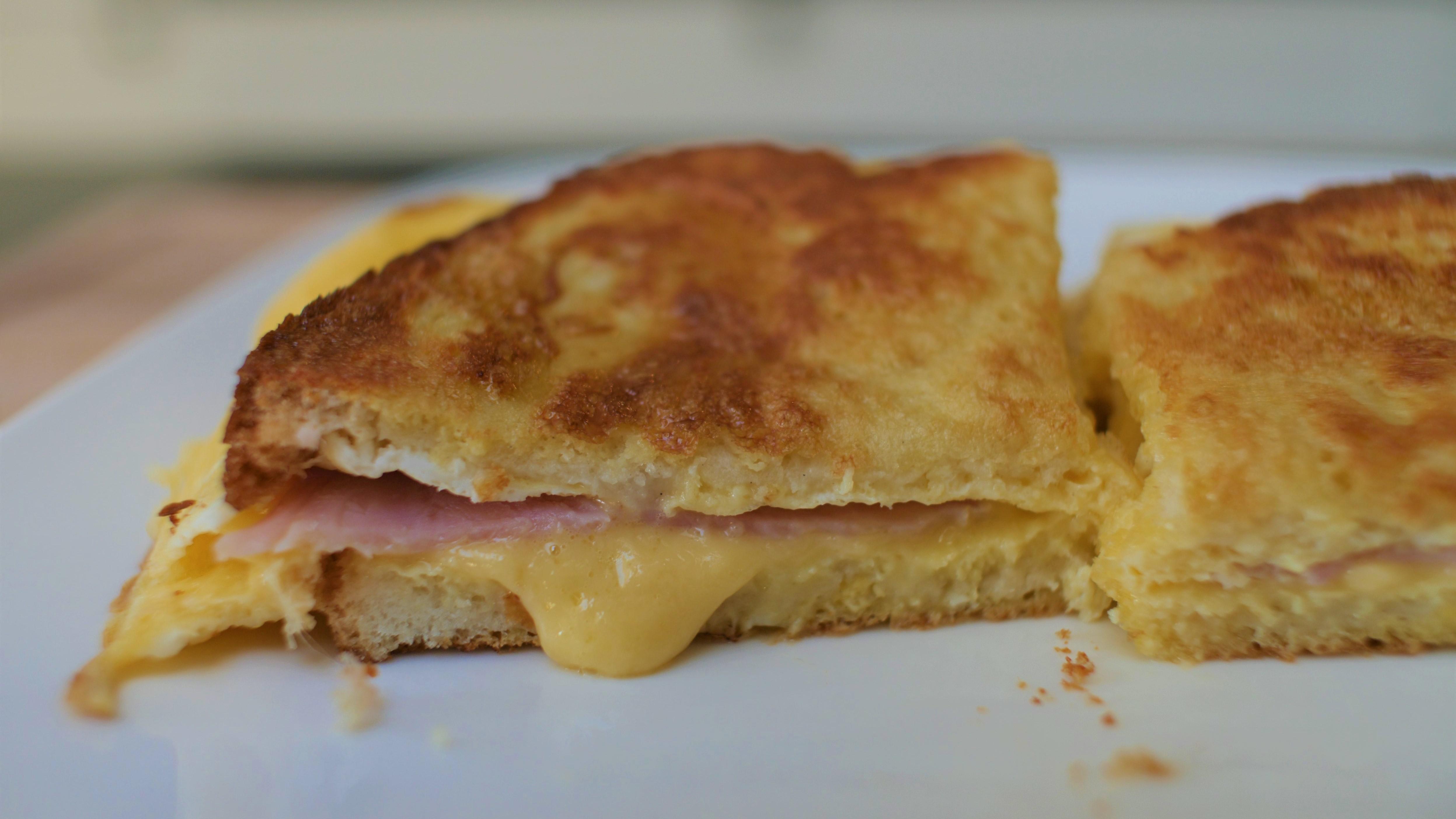 One Pan Egg Toast Sandwich With Cheese BreakfastFood