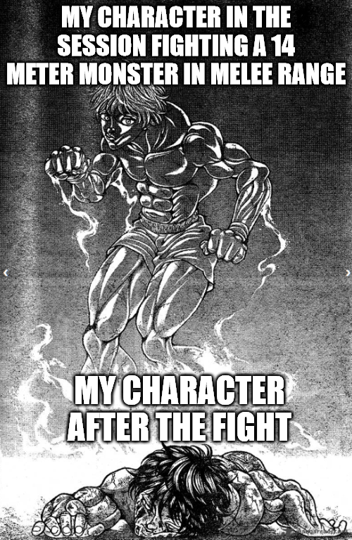 Arms Are Heavy, Legs Broken Already, Ribs FullOn Spaghetti r/dndmemes