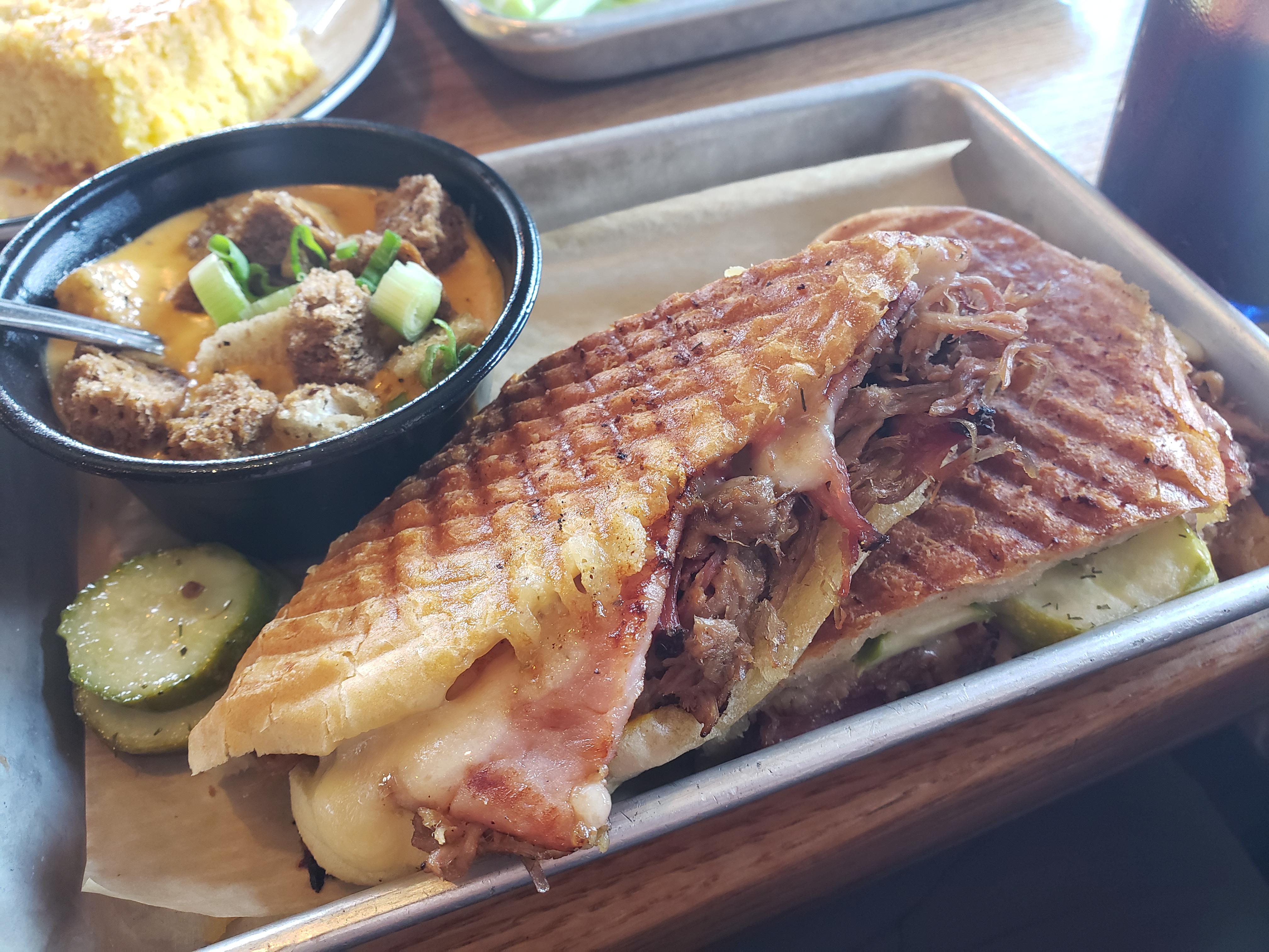 Pulled Pork Cuban Dinosaur Barbeque, Rochester, NY r/eatsandwiches