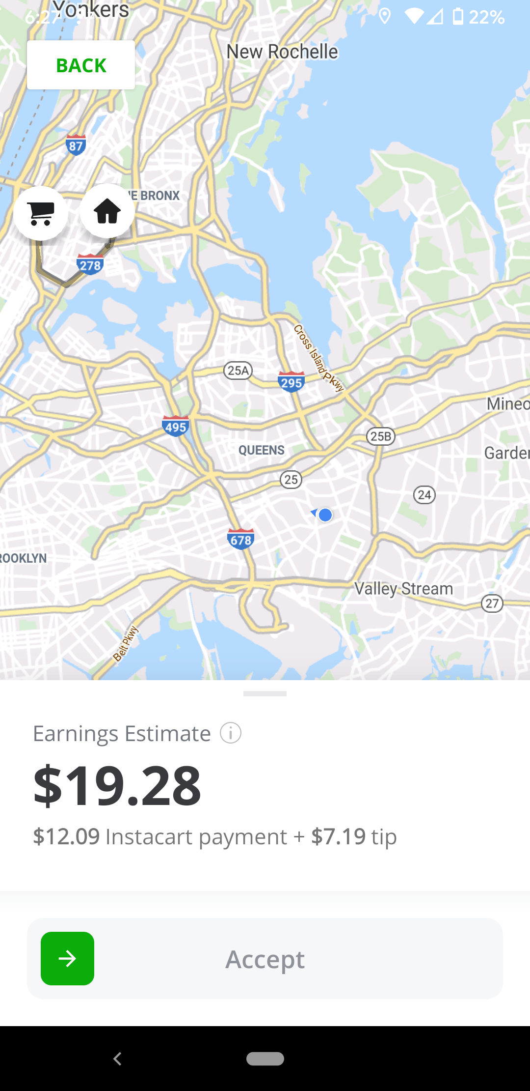 5 Miles From My Location Driving to different borough is a pain in the ass. My dashboard is