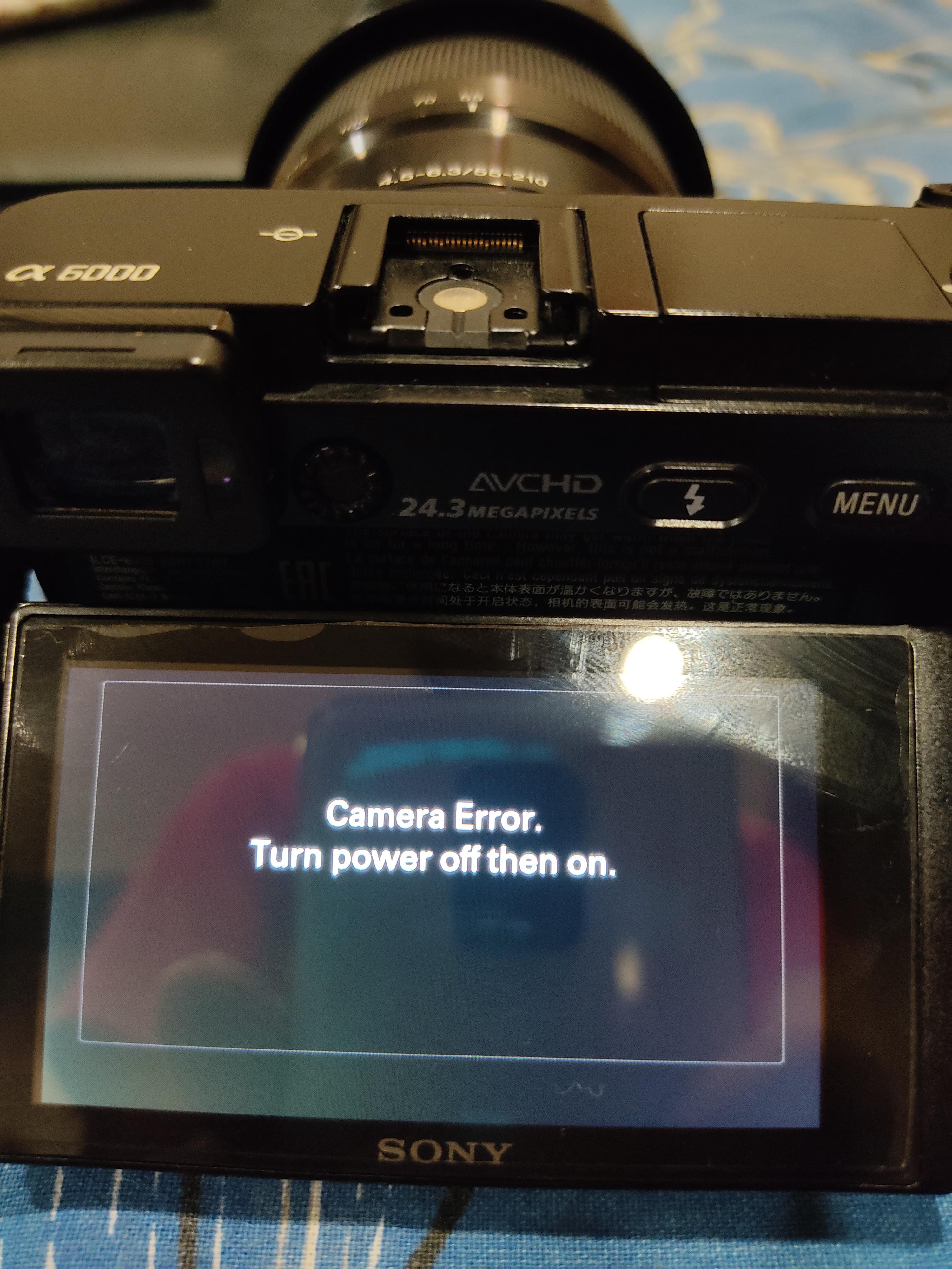 My A6000 has some problem! * DESCRIPTION IN COMMENTS * r/SonyAlpha