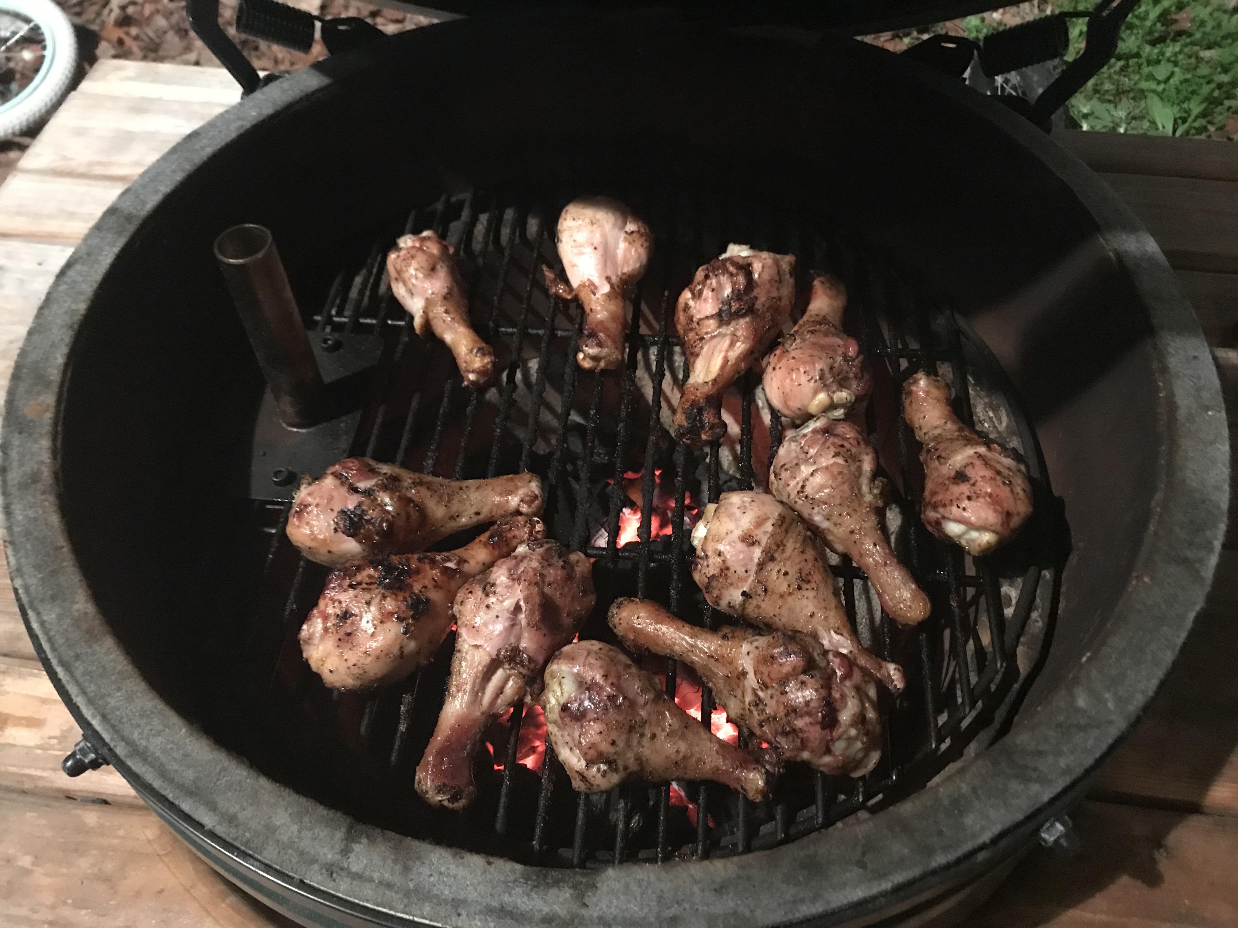 Grilled chicken with Meat Church Garlic and Herb seasoning...doesn’t