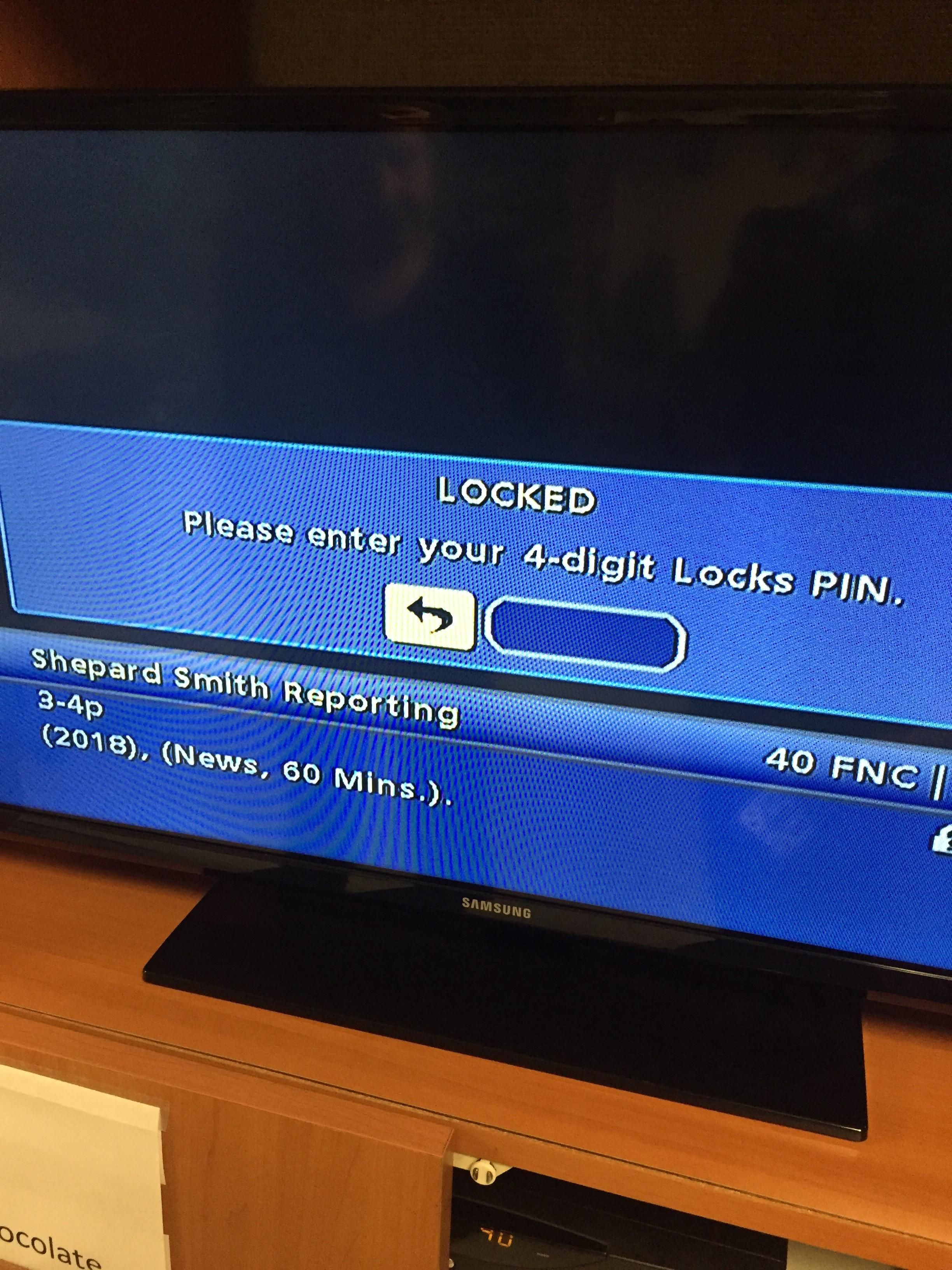 Waiting for oil change, I locked Fox News on all the