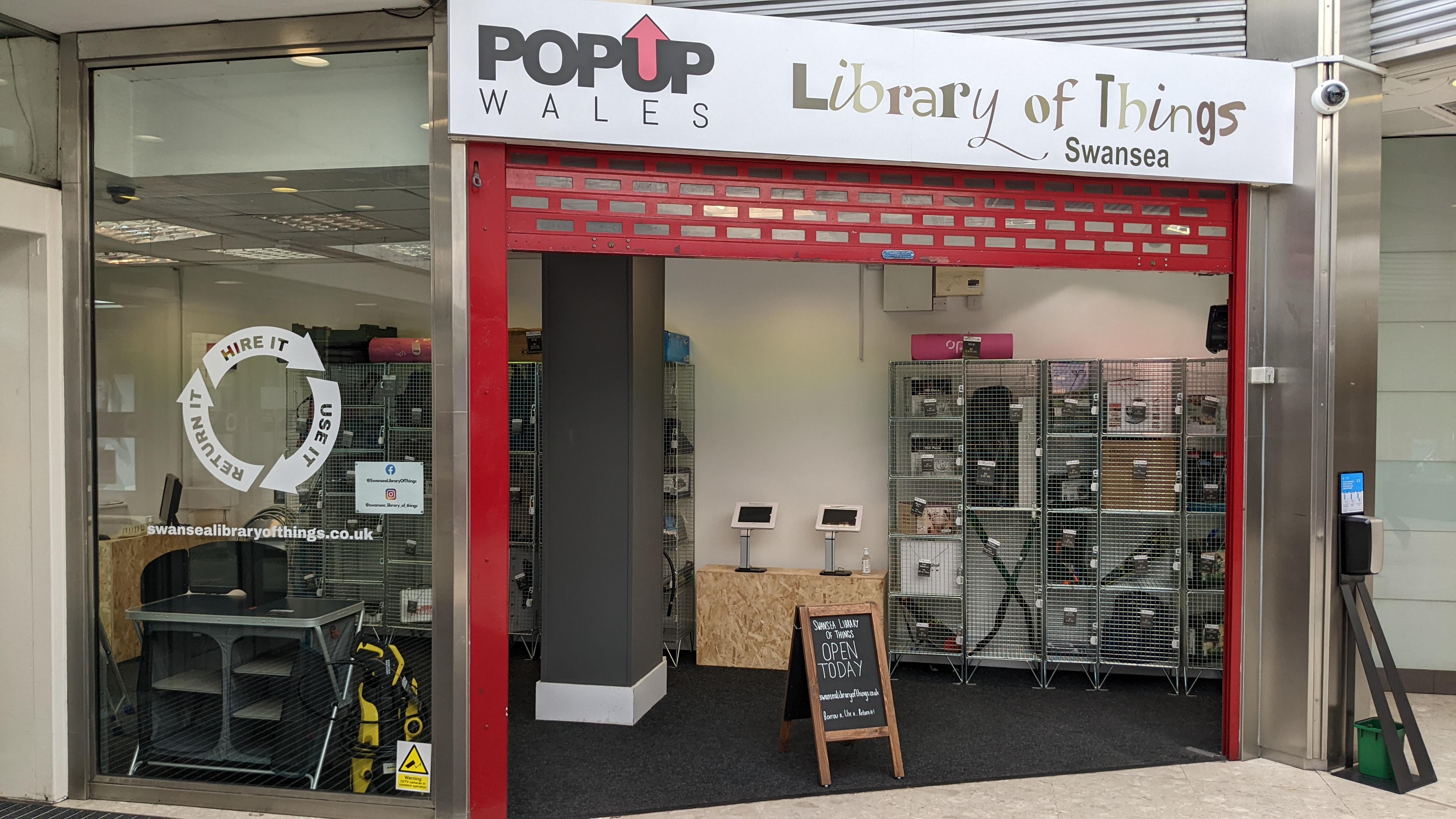 Swansea Library of Things, a lowcost lending library, has come to the