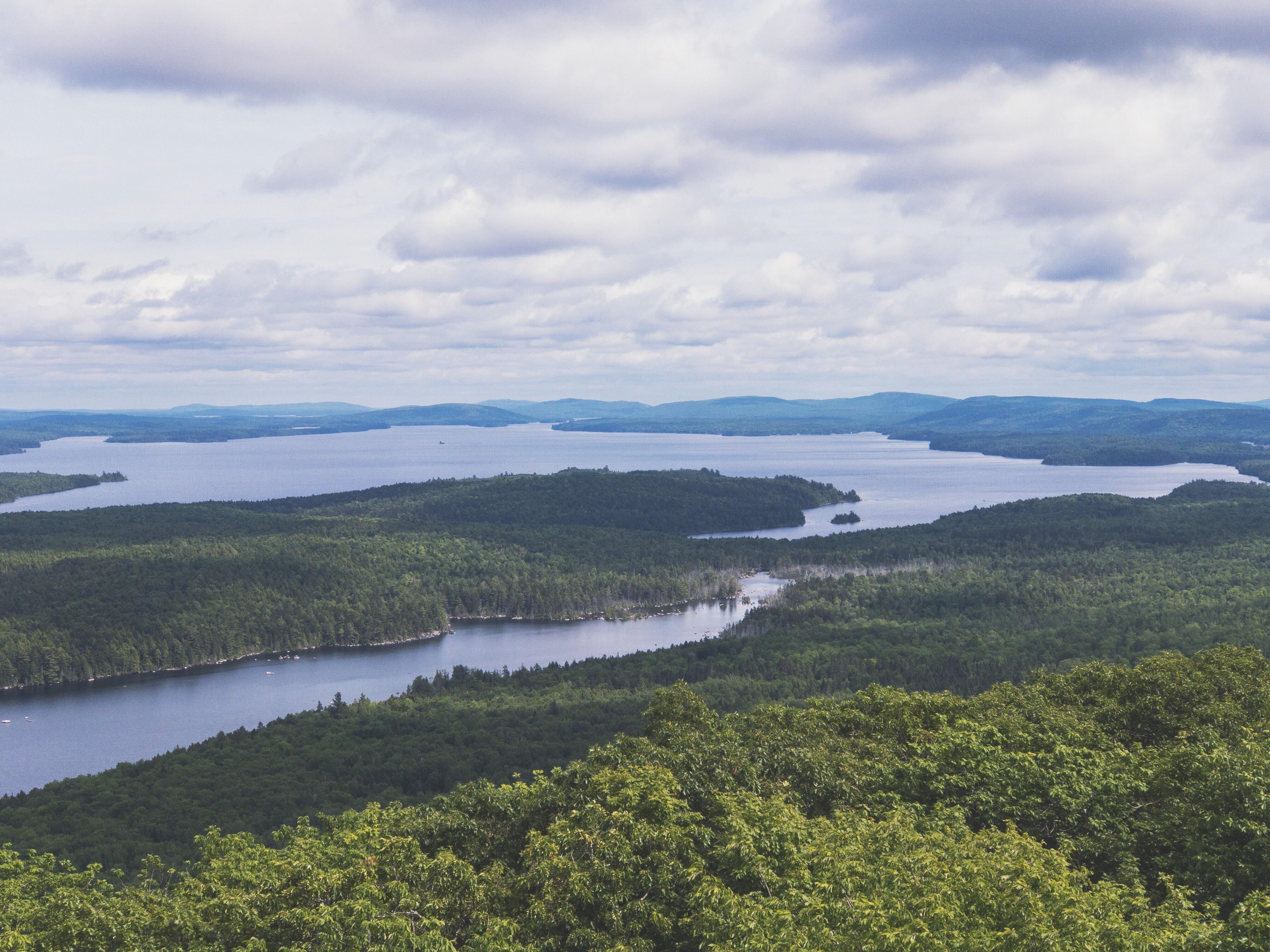 Northern Maine as seen from the top of a Park Ranger Fire Tower [OC