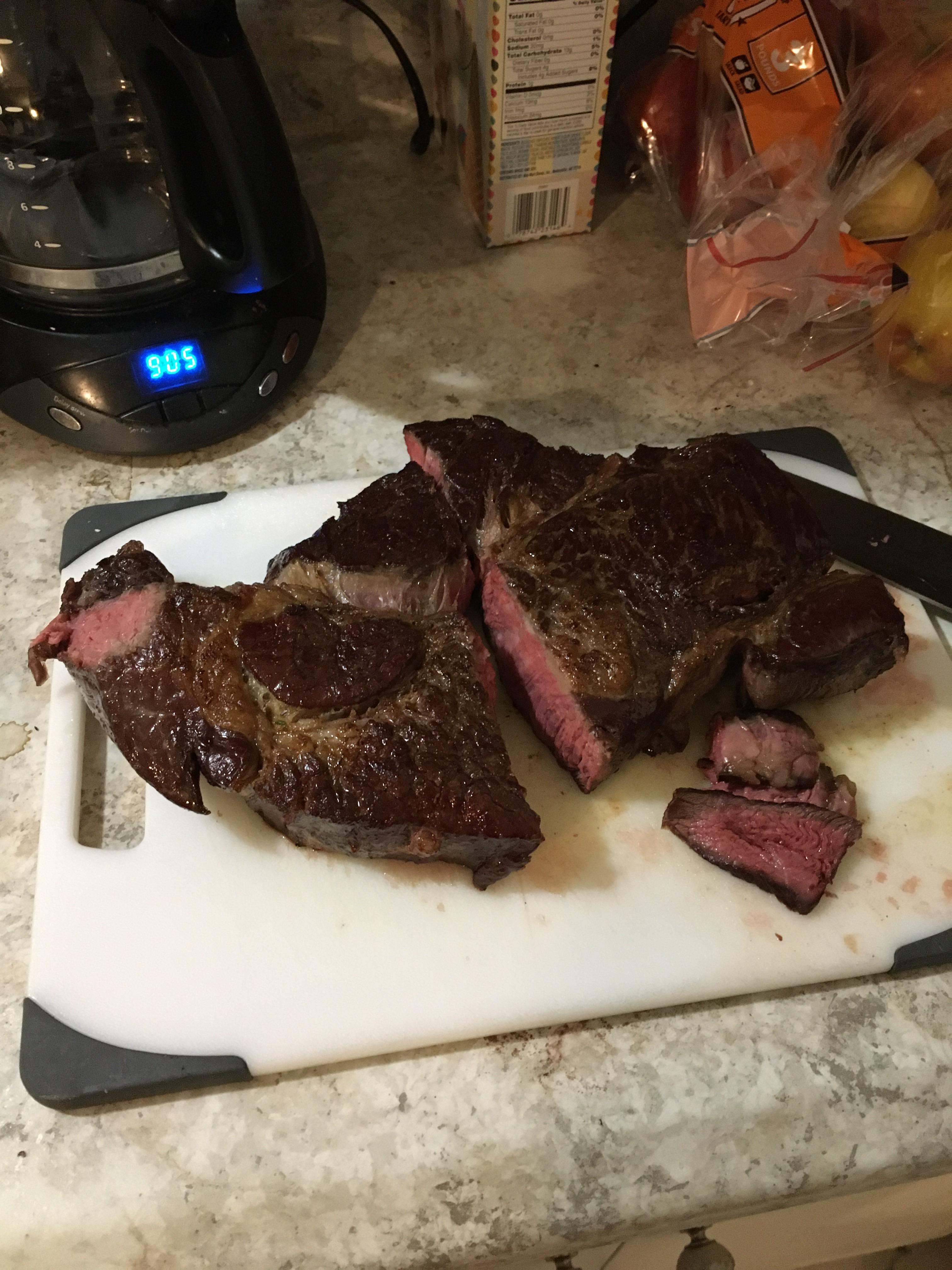 Reverse Seared Chuck Roast. 4 pounds of awesomeness!!! Lot cheaper too