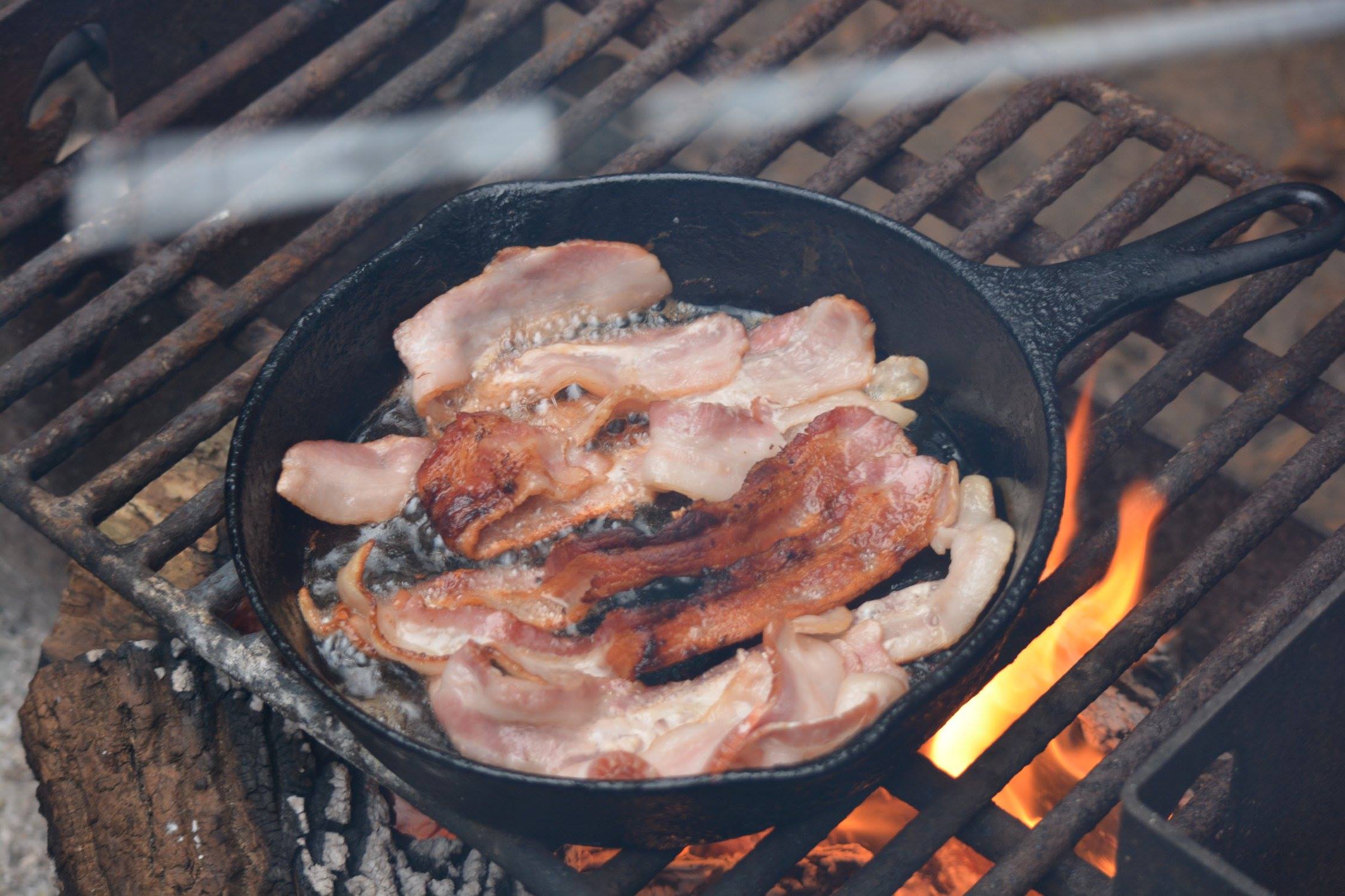 [Homemade] Campfire bacon r/food