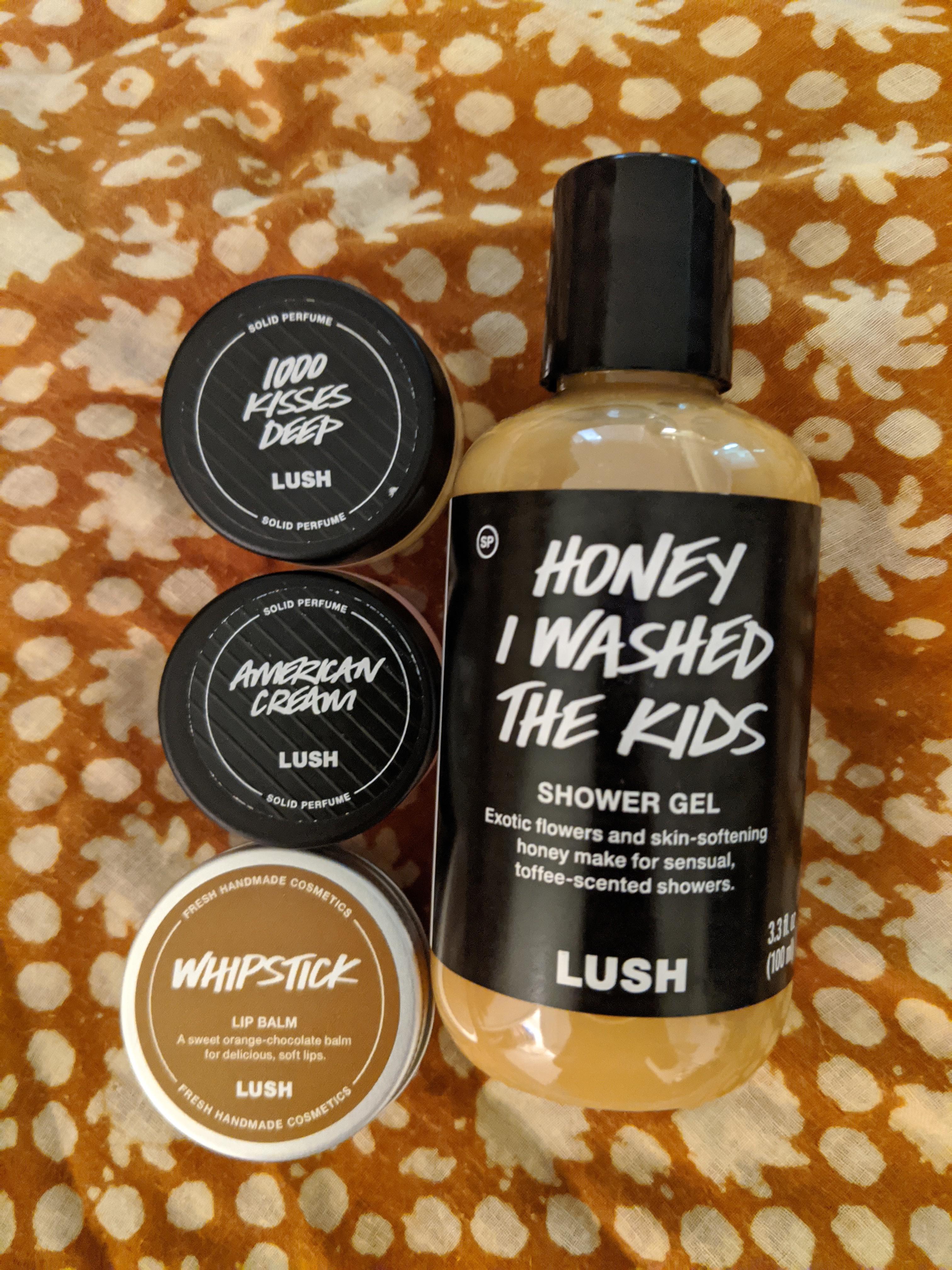 Treated myself to some new Lush after years away from the brand. Small