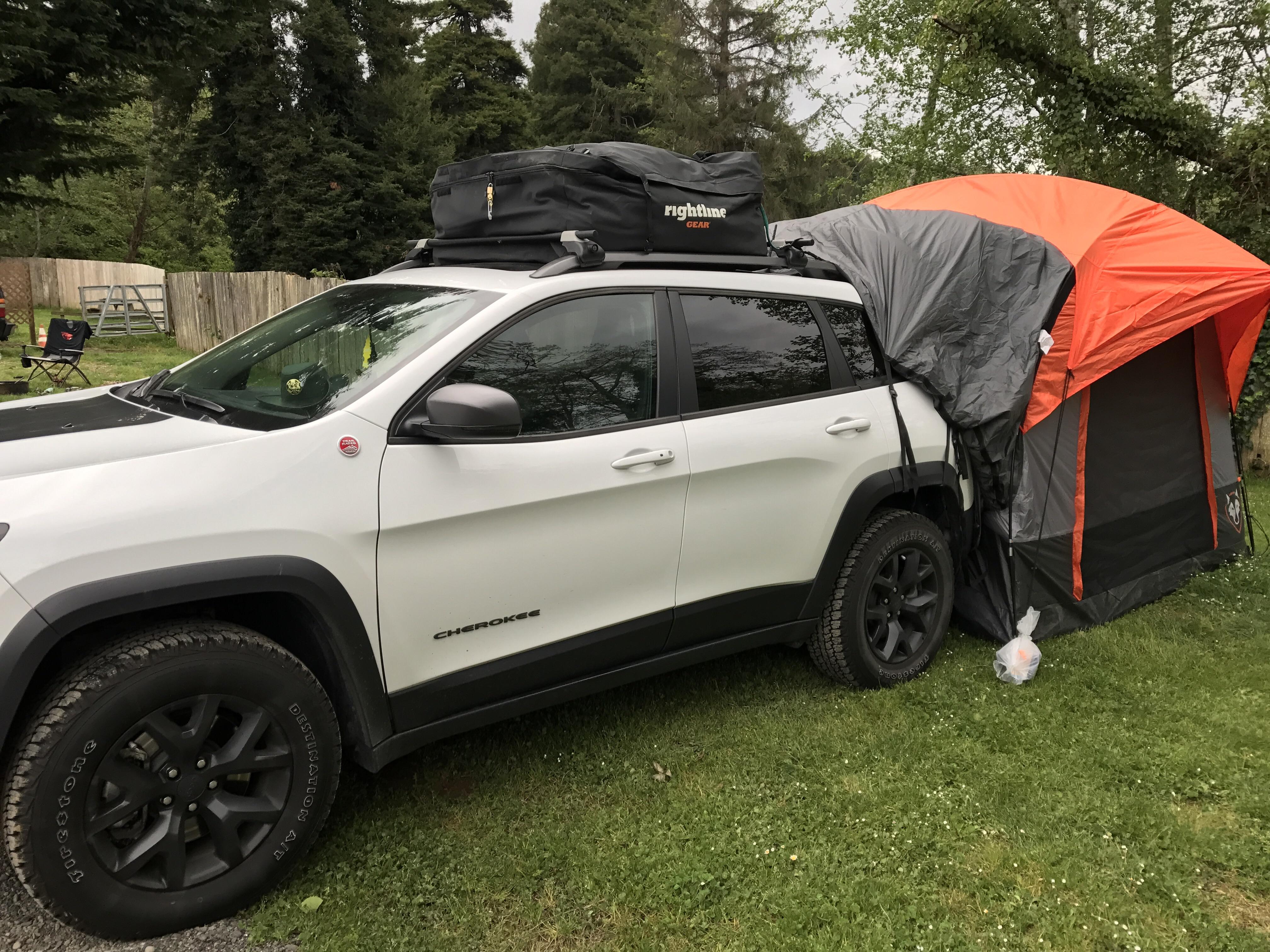 5 day road trip with my handy dandy new Jeep tent r/camping