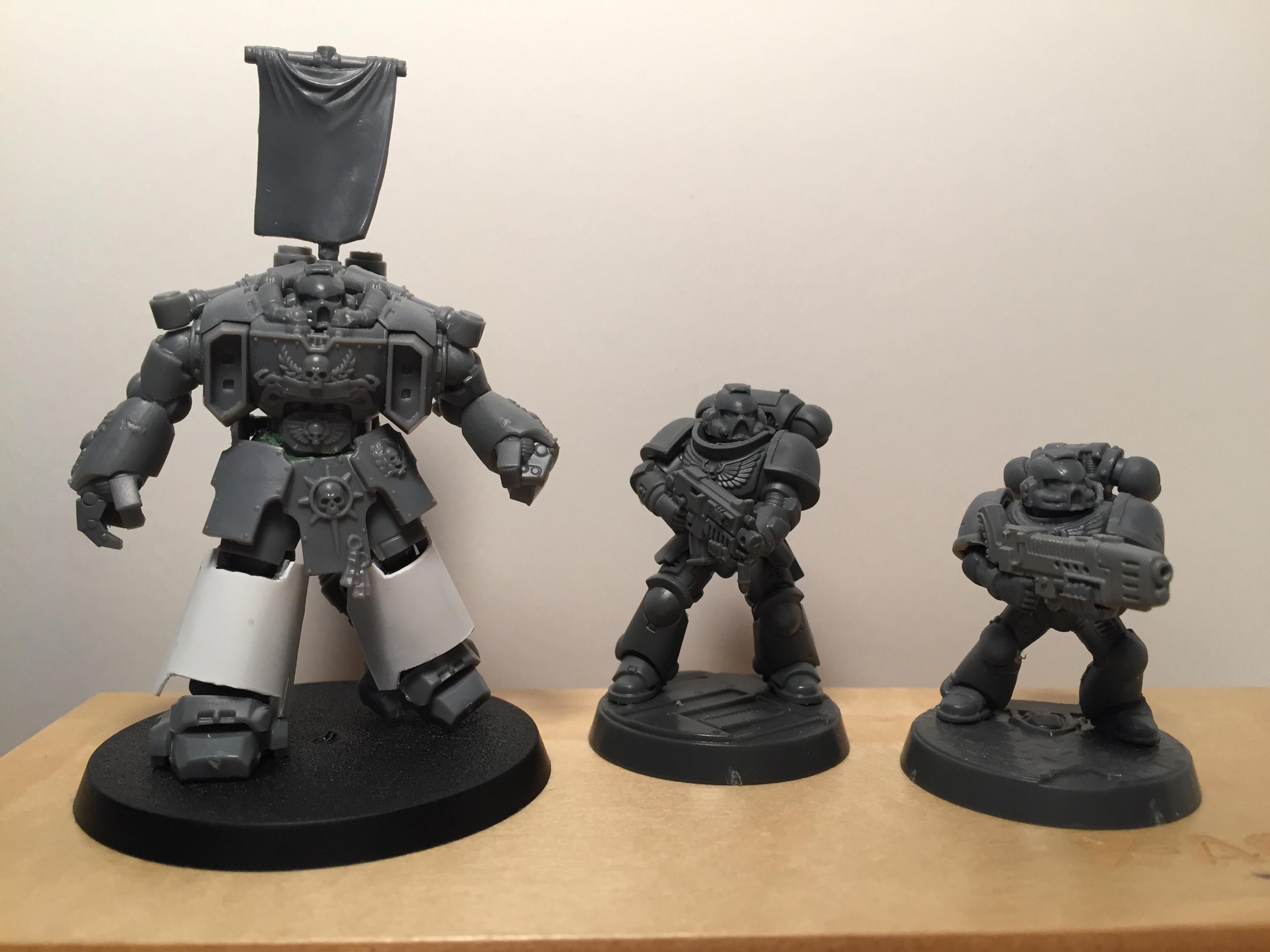 I'm using Primaris models for "regular" marines... time to scale up