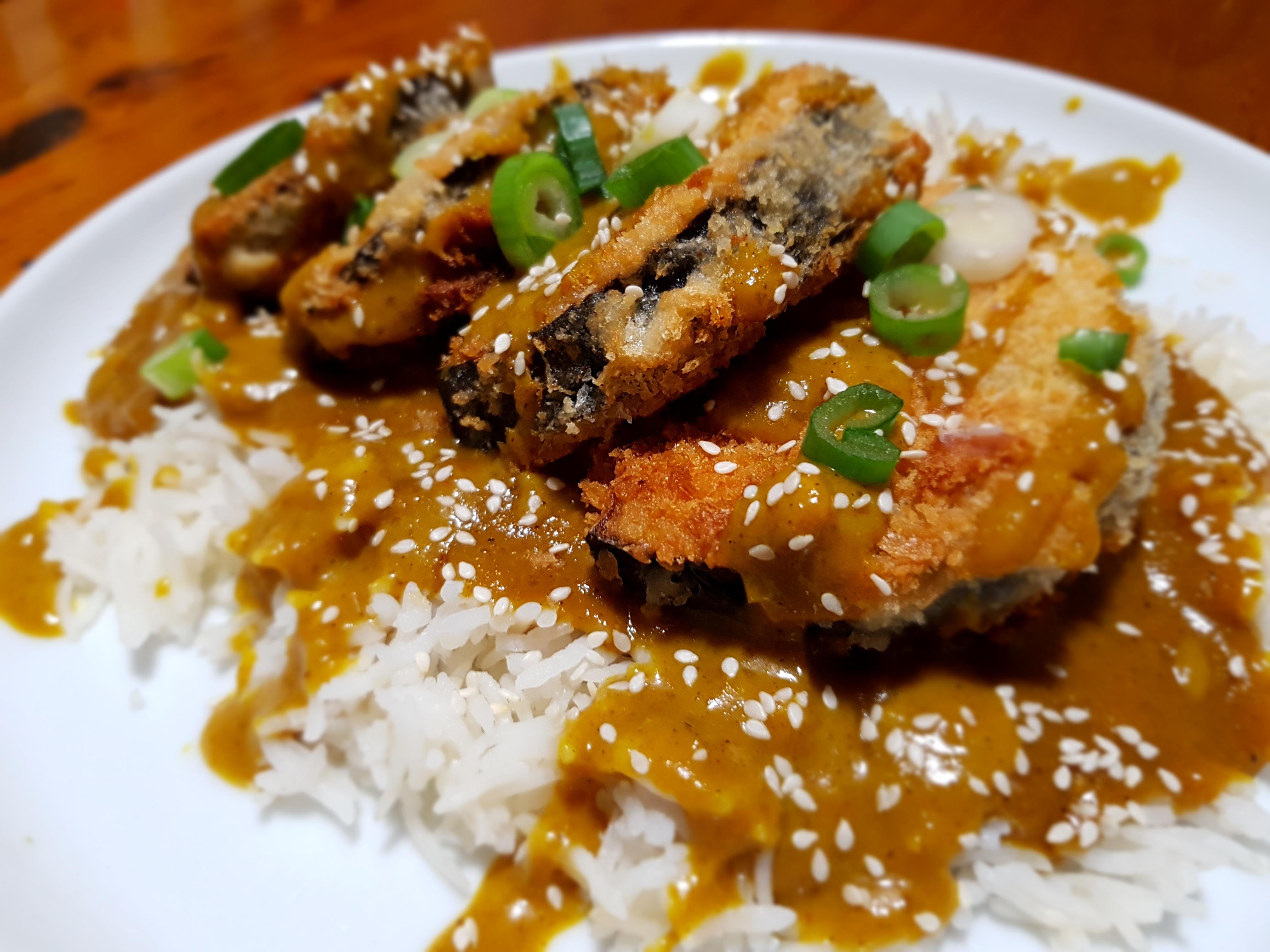 [Homemade] Eggplant Katsu Curry r/food