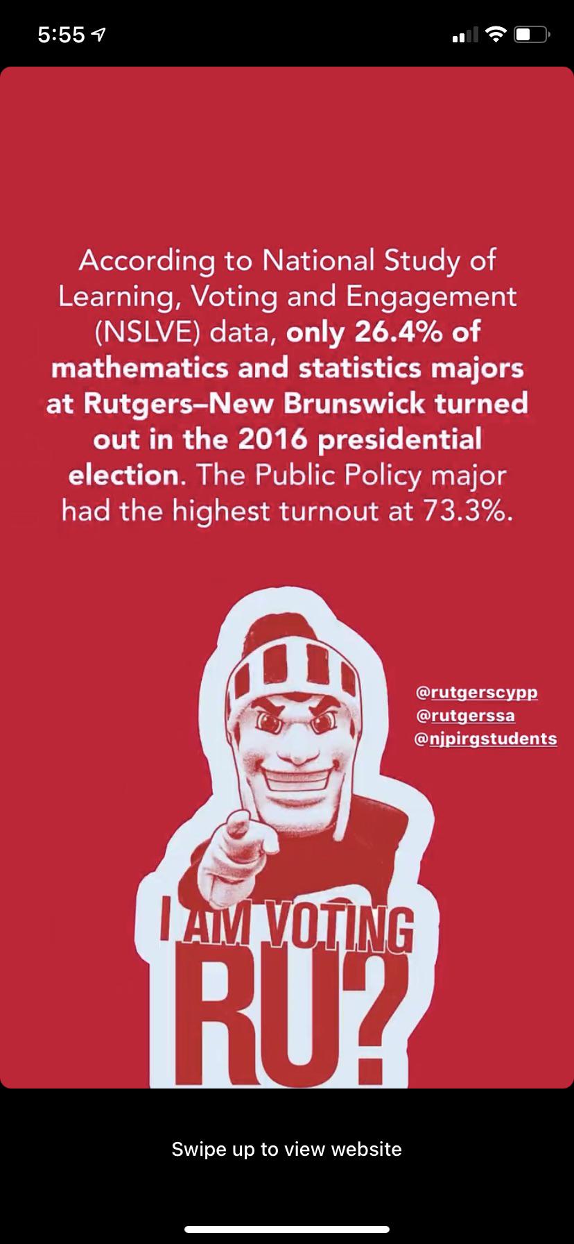 rutgers really put math majors on blast like that. also friendly