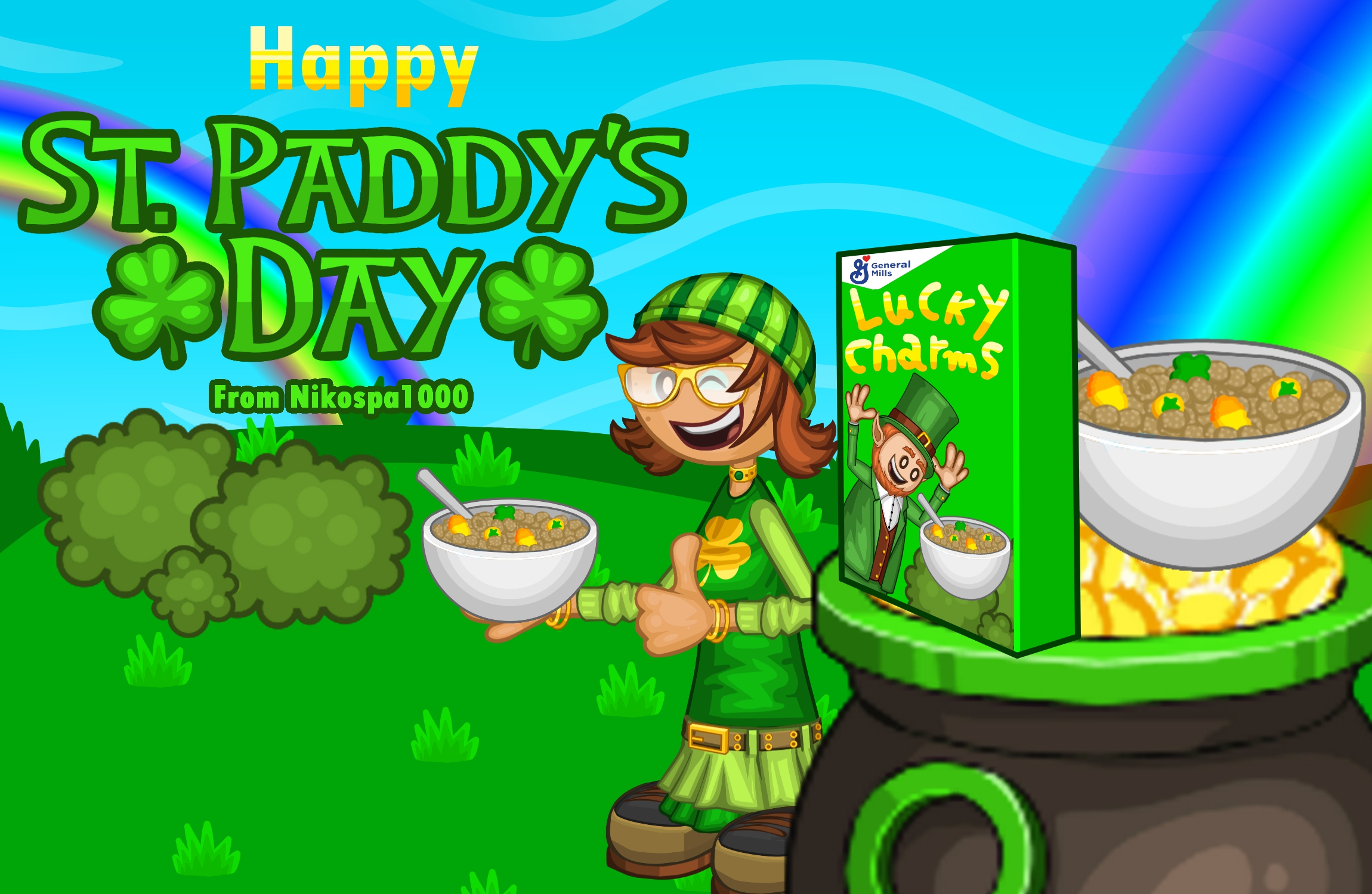 Happy St. Paddy's Day ☘🥣 ( General Mills From Lucky Charms ) r/flipline