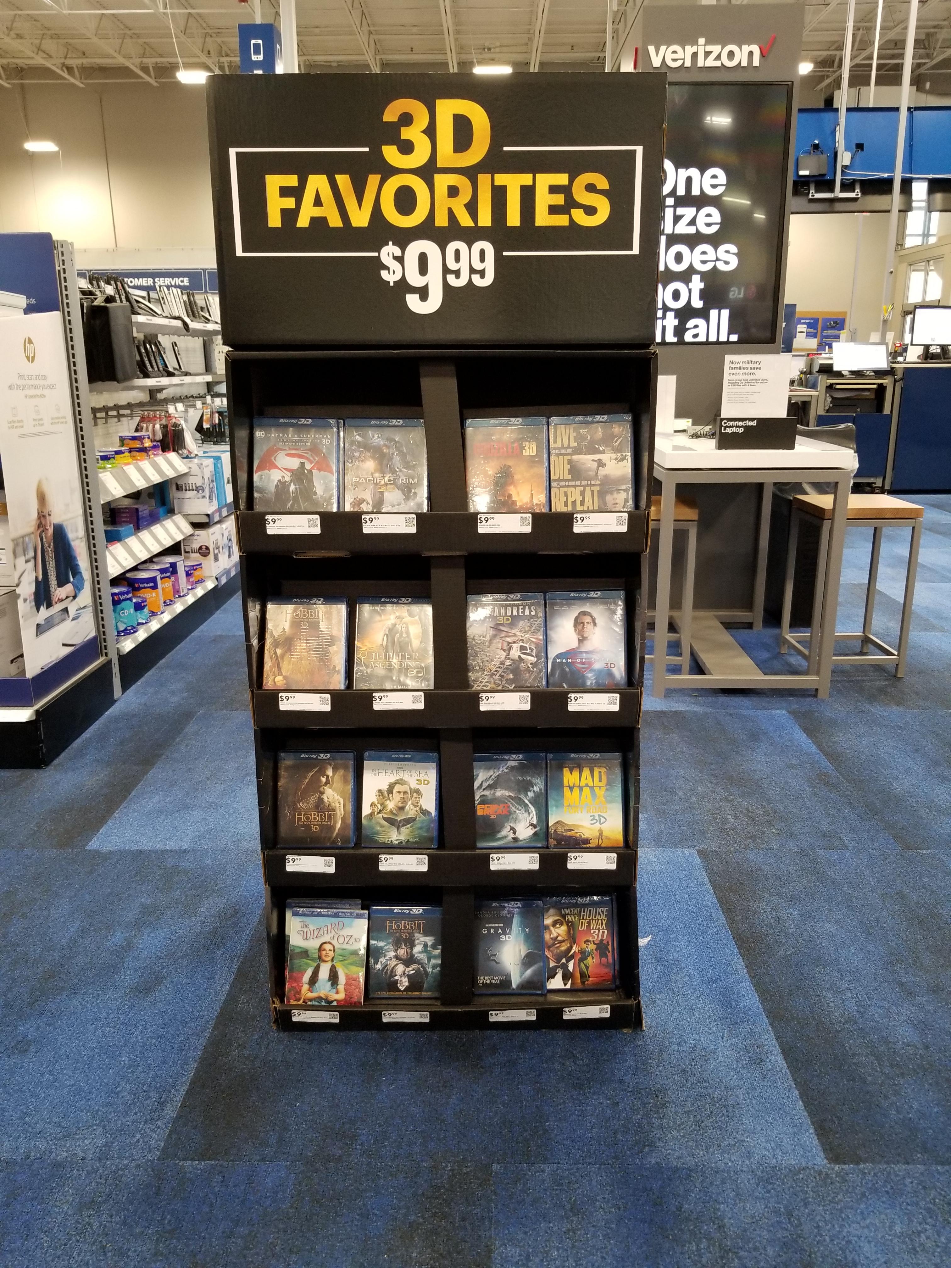 To all my fellow 3D DVD Collectors. Best Buy currently has a good