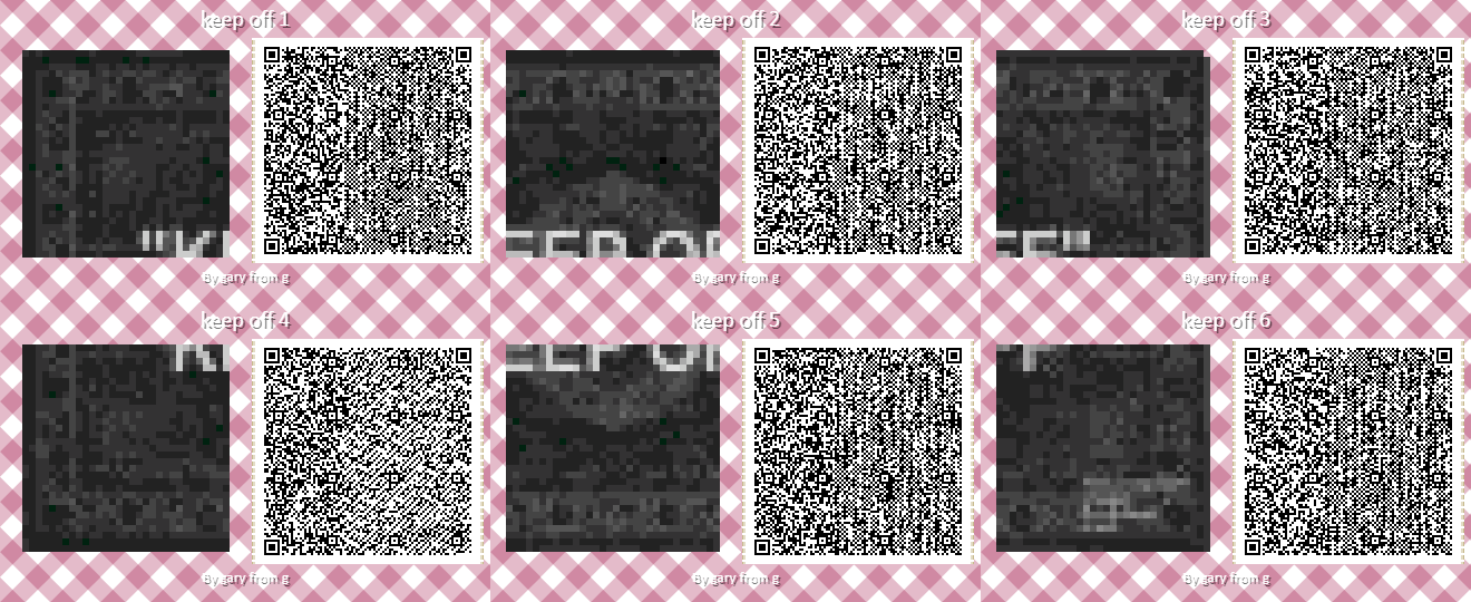 "KEEP OFF" OffWhite Rug r/ACNHstreetwear