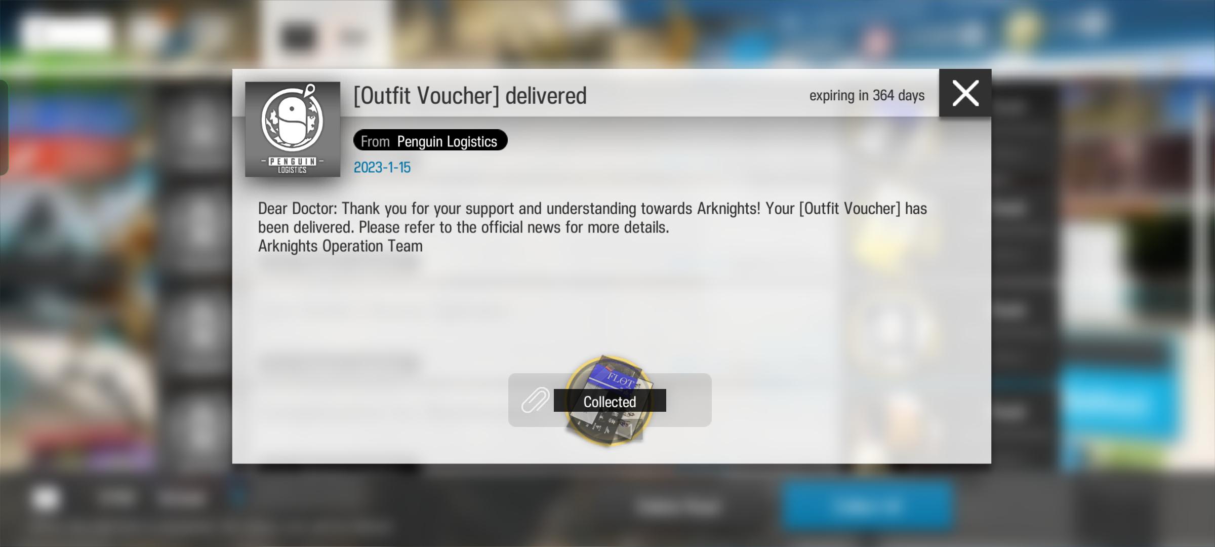 PSA Claim your outfit voucher if you already bought Gavial skin before
