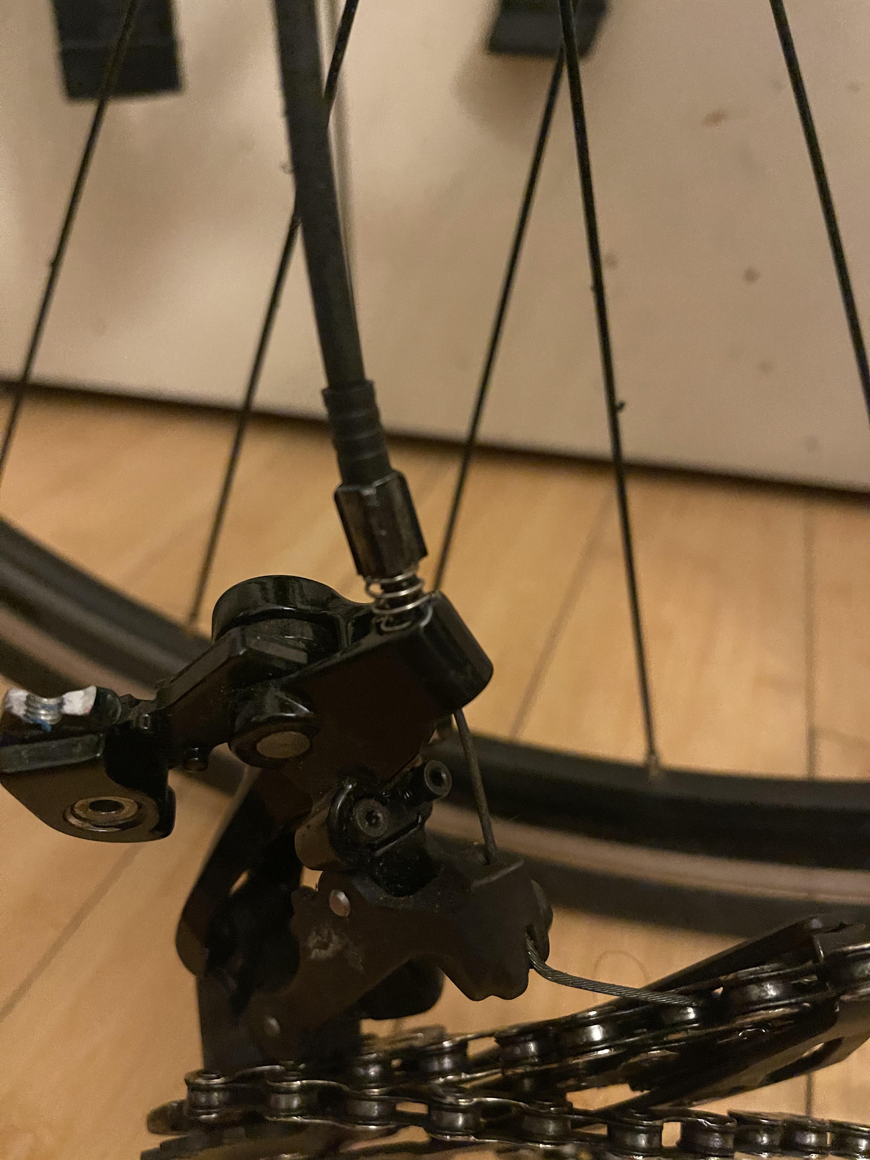 Is my derailleur cable gone? My derailleur broke off the hanger and I
