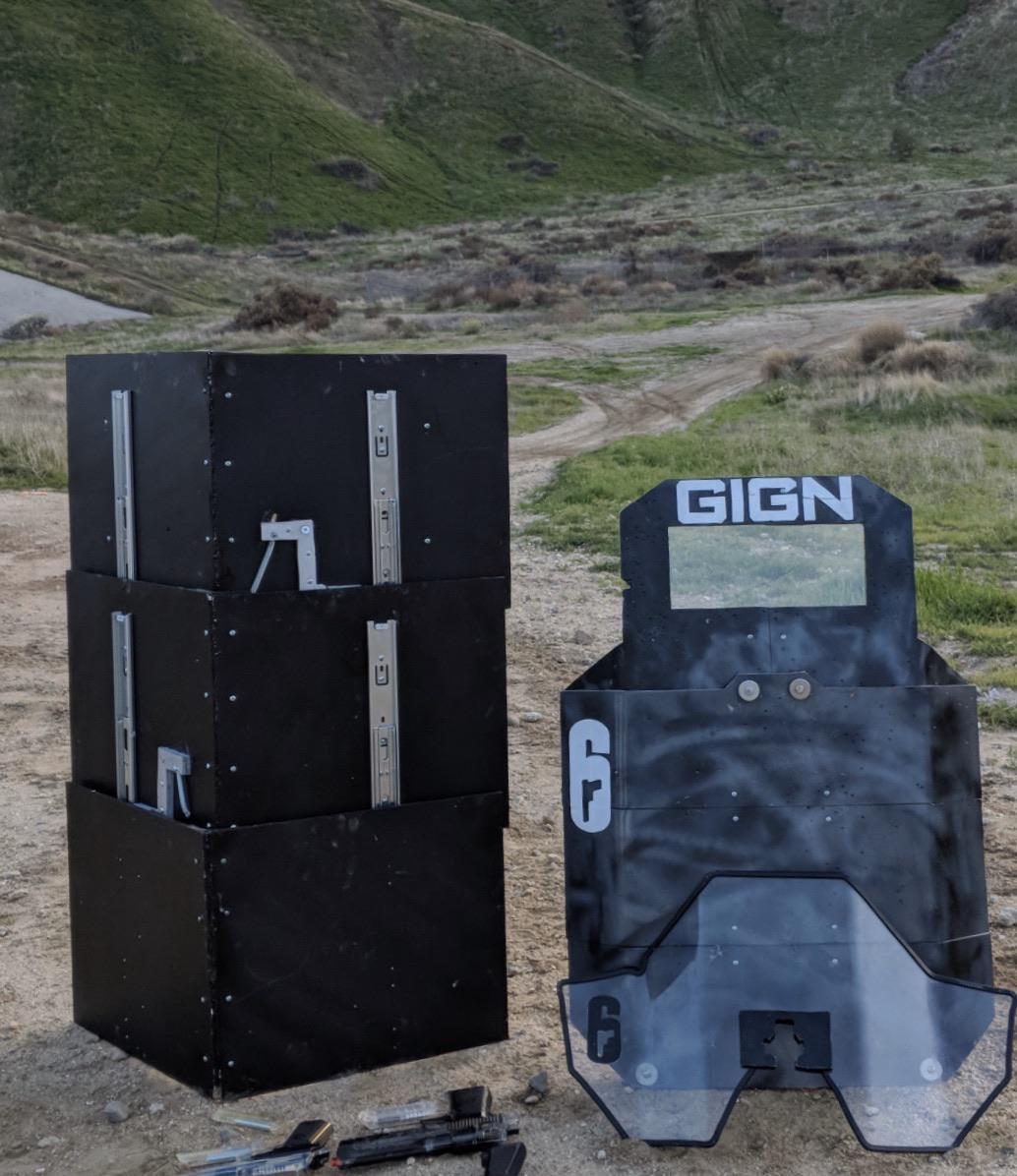 Homemade Airsoft Riot Shield