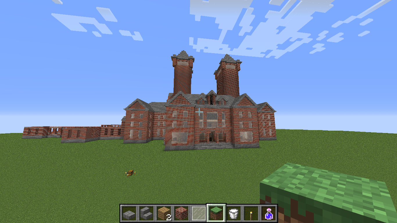 I'm making the asylum from the game 'Outlast' So far, I have finished