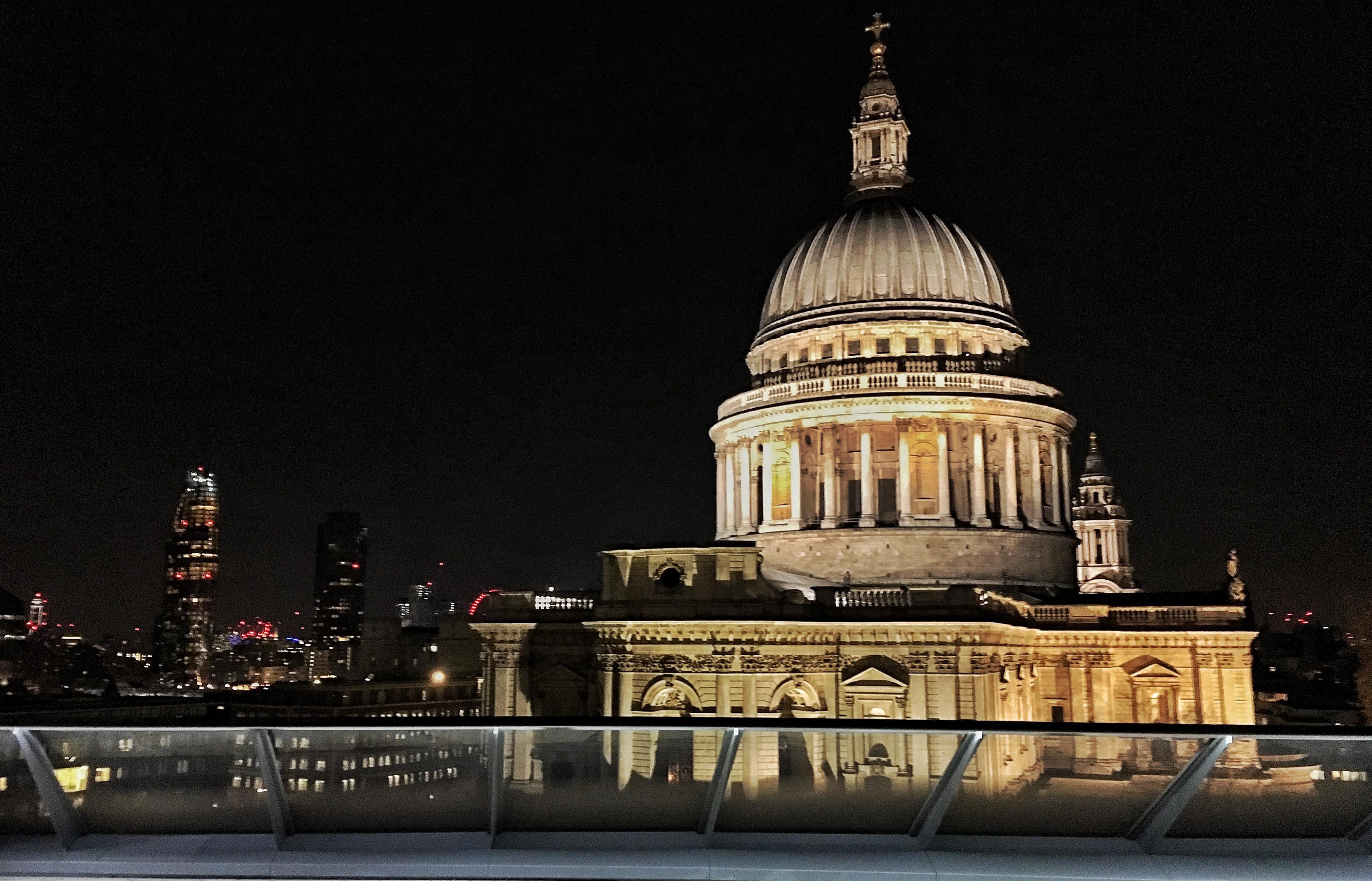 St. Paul’s Cathedral, London. Taken from Madison’s rooftop bar. r