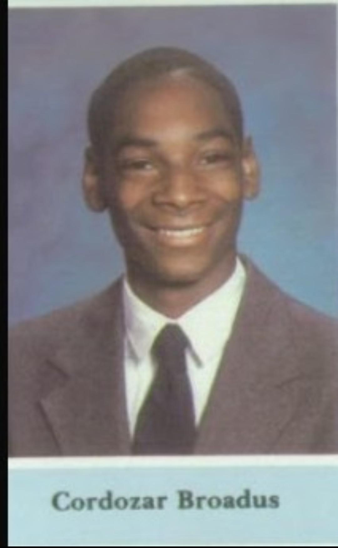 Snoop Dogg High School Senior year book photo 1989 OldSchoolCool