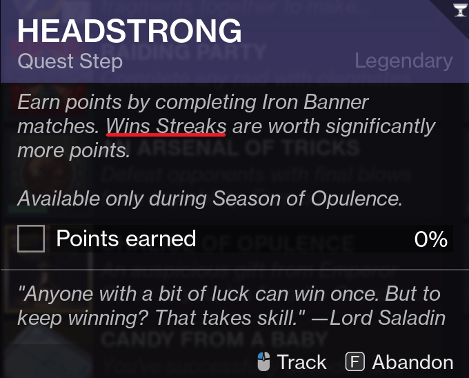 Ifs yous completes thes irons banners quests yous gets alls thes loots