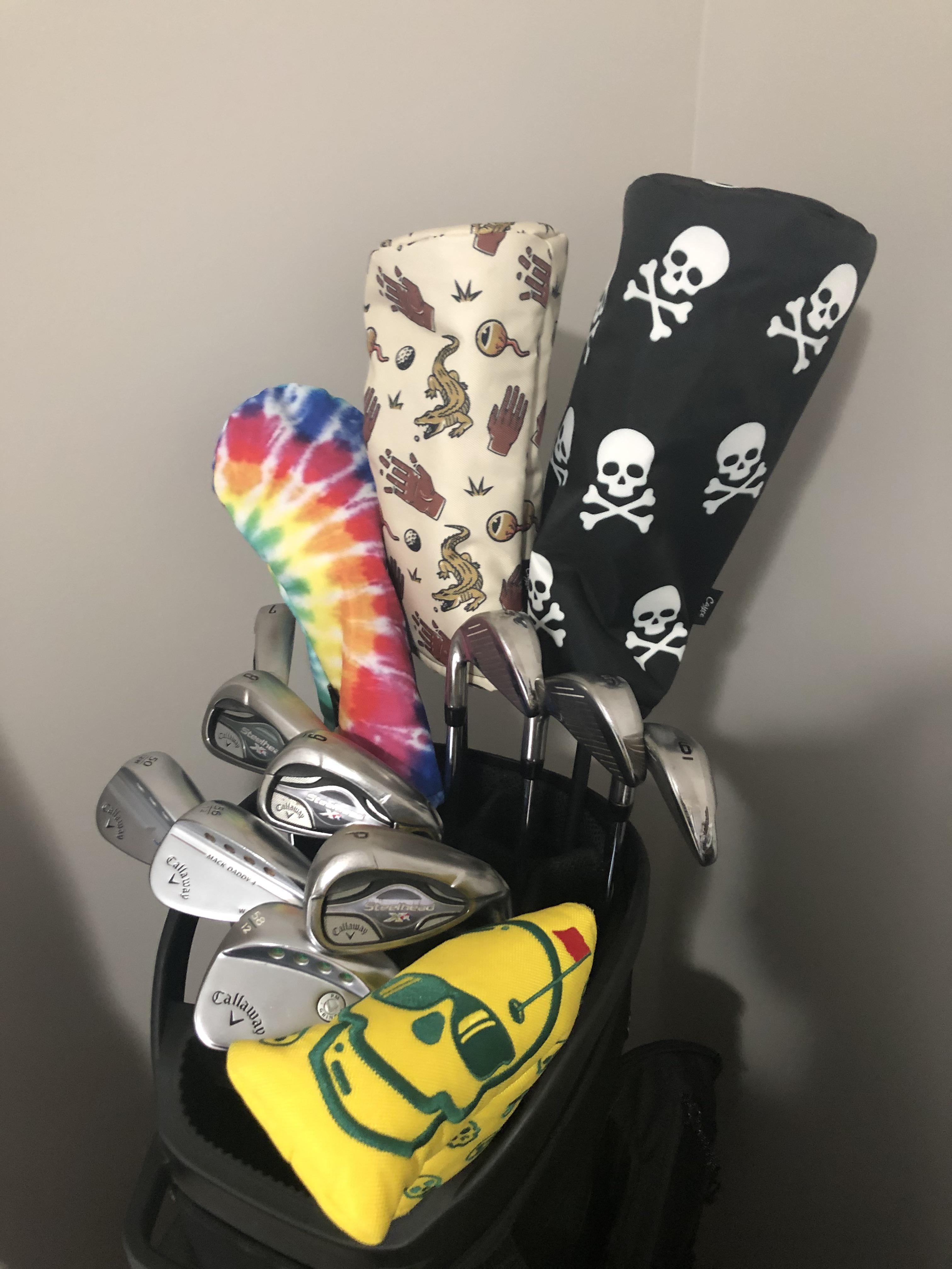 Livened up the bag with some new head covers. r/golf