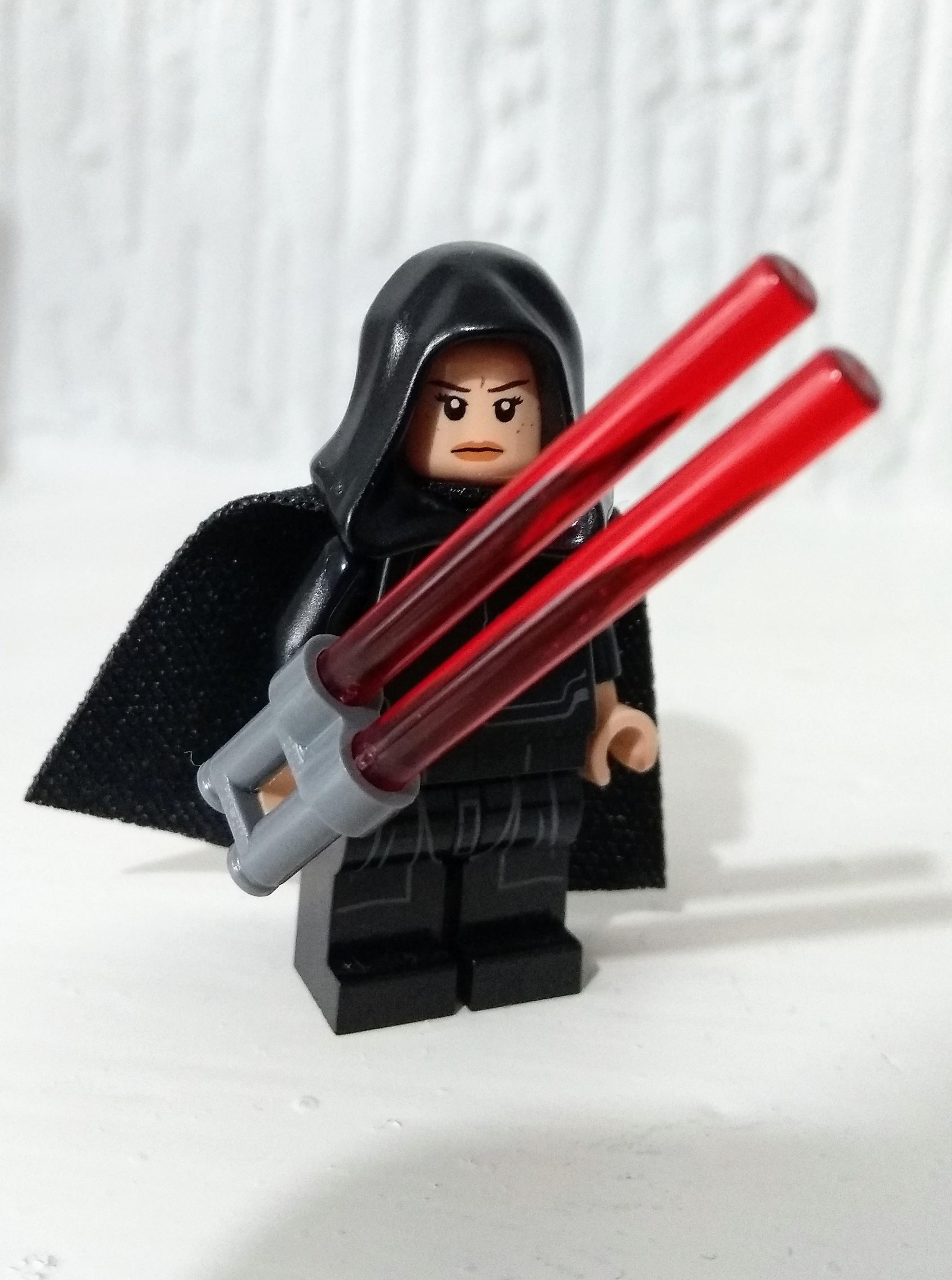 My custom Dark Side Rey minifigure! r/lego
