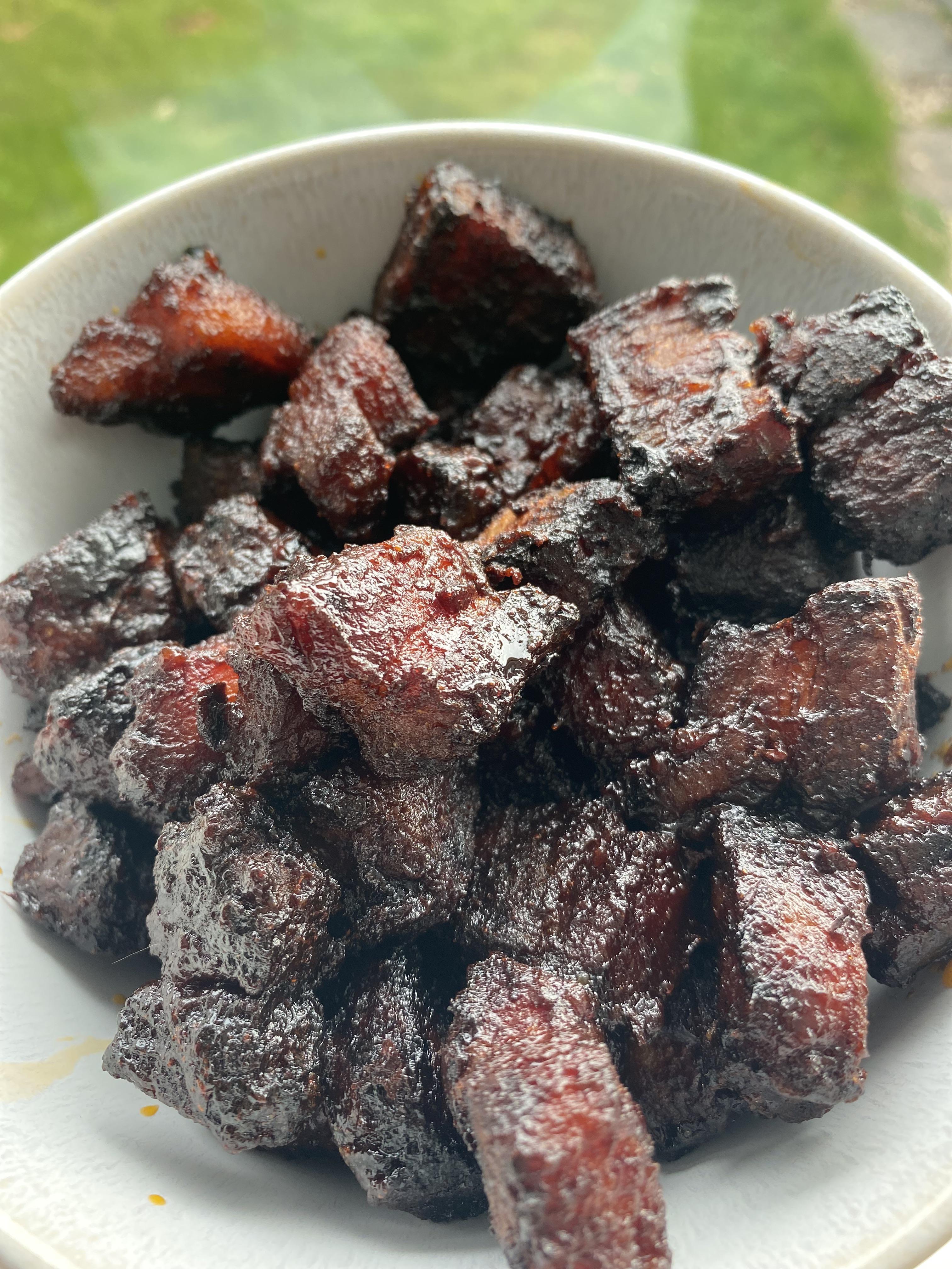 Pork Belly burnt ends r/FoodPorn
