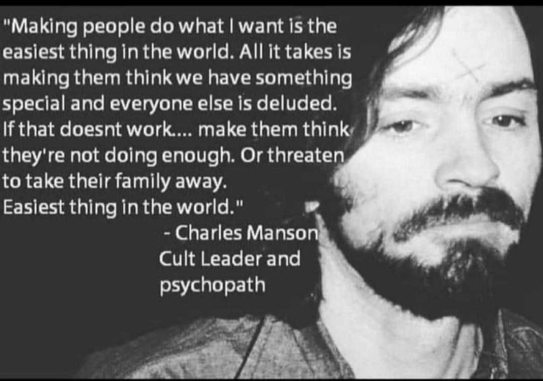 Charles Manson Quote exjw