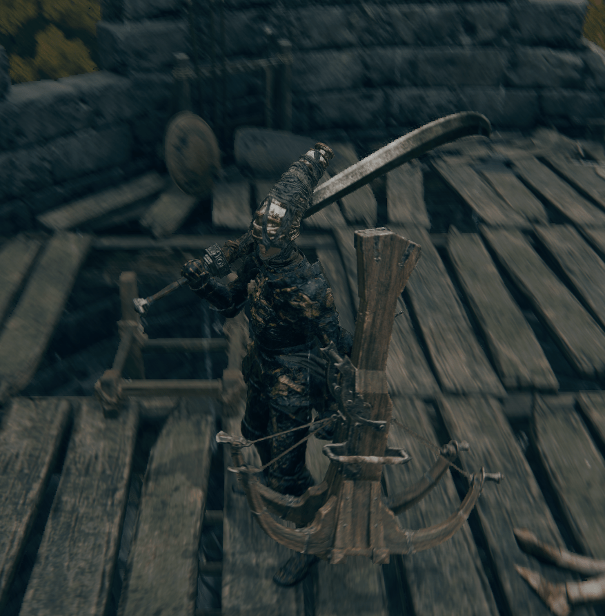 Just a "Hand"Ballista btw... (Weapon / Armour spoiler) r/Eldenring